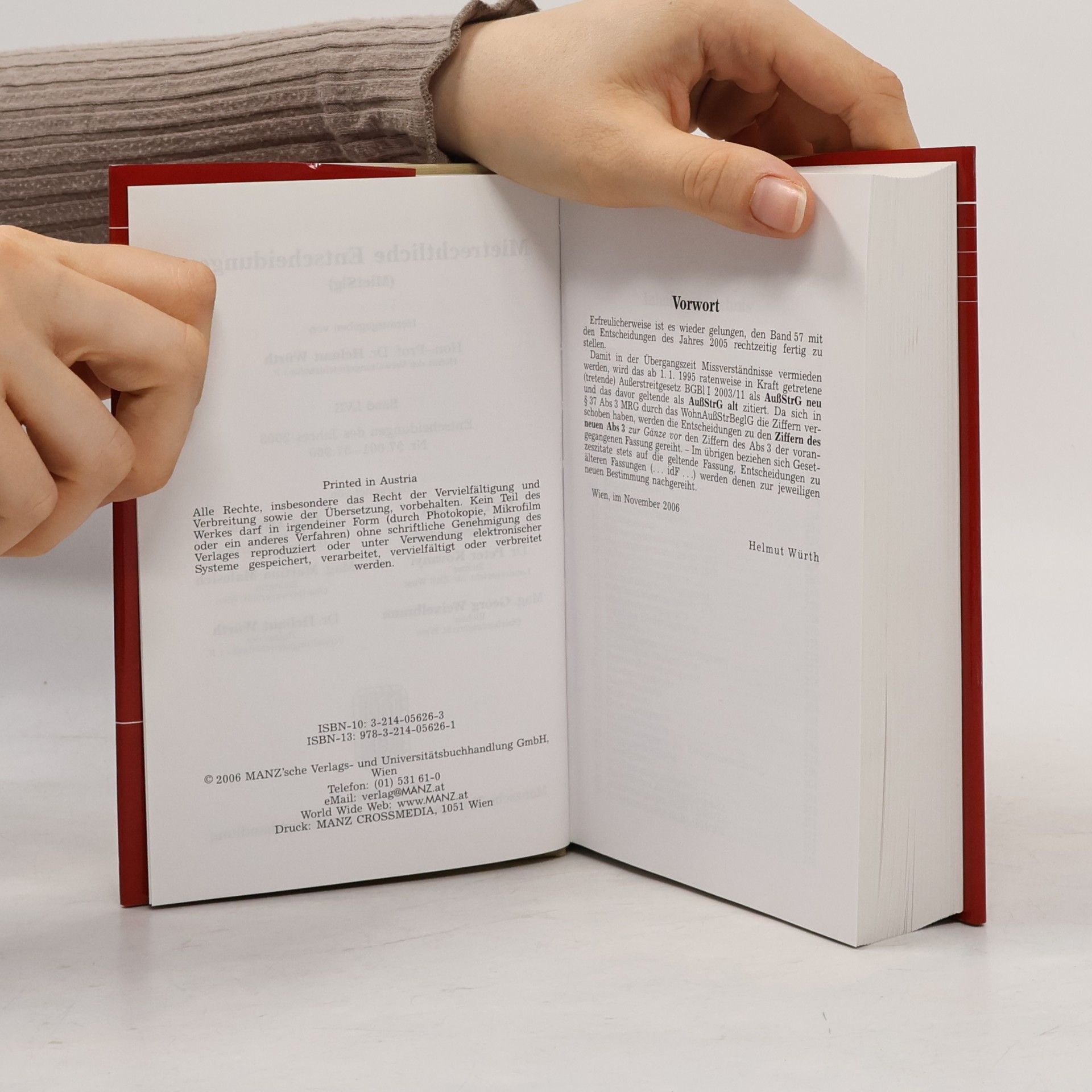 Würth MietSlg - 57: Entscheidungen des Jahres 2005 (Nr. 57001-57960)