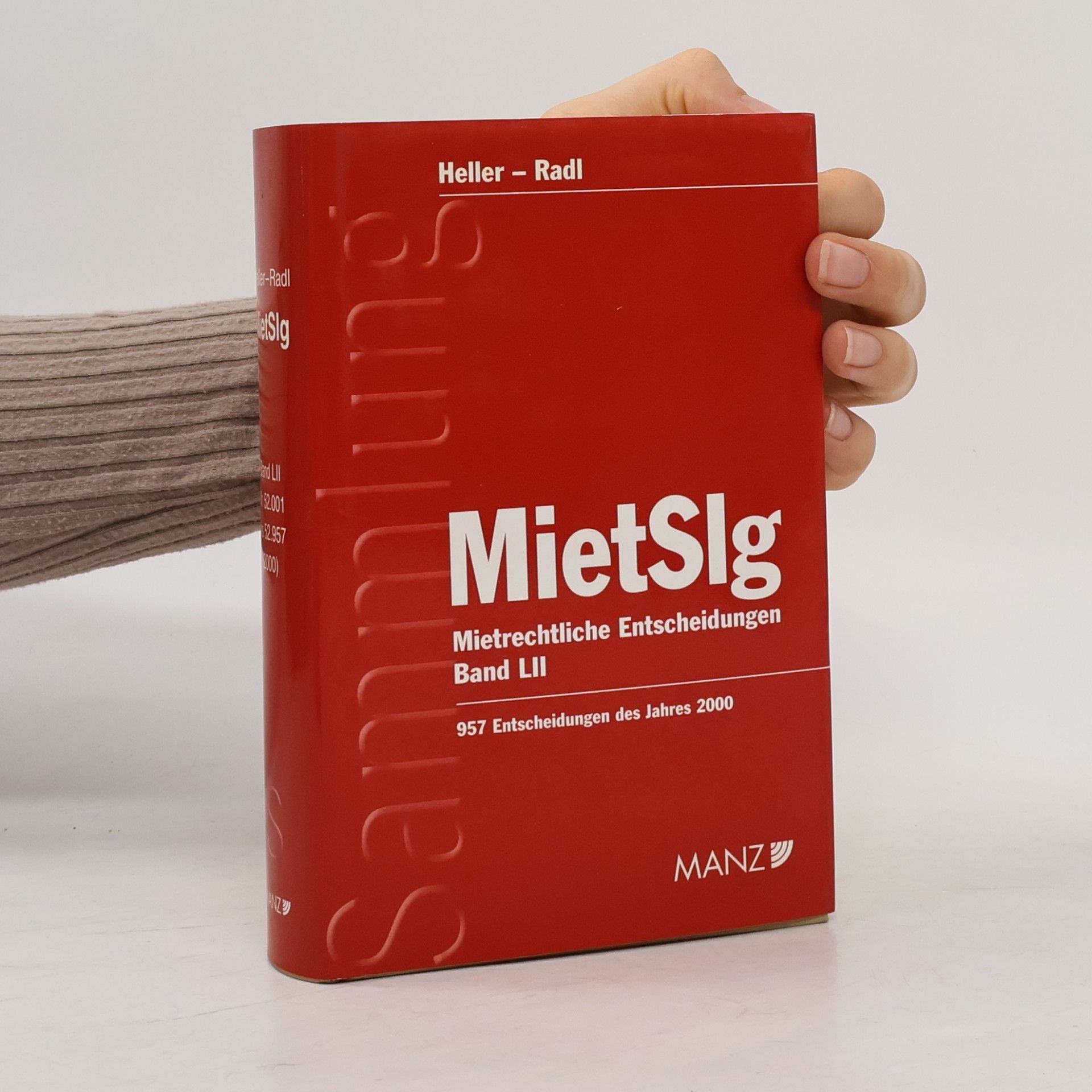 Collectif d'auteurs Mietrechtlich Entscheidungen LII