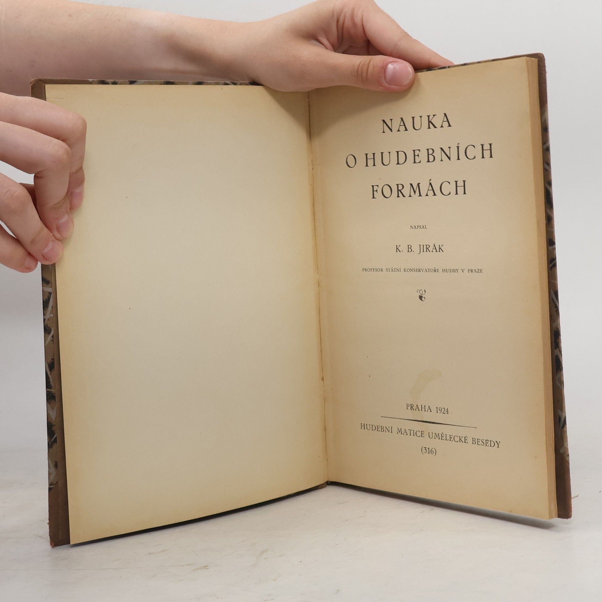 K.B Jirák Nauka o hudebních formách