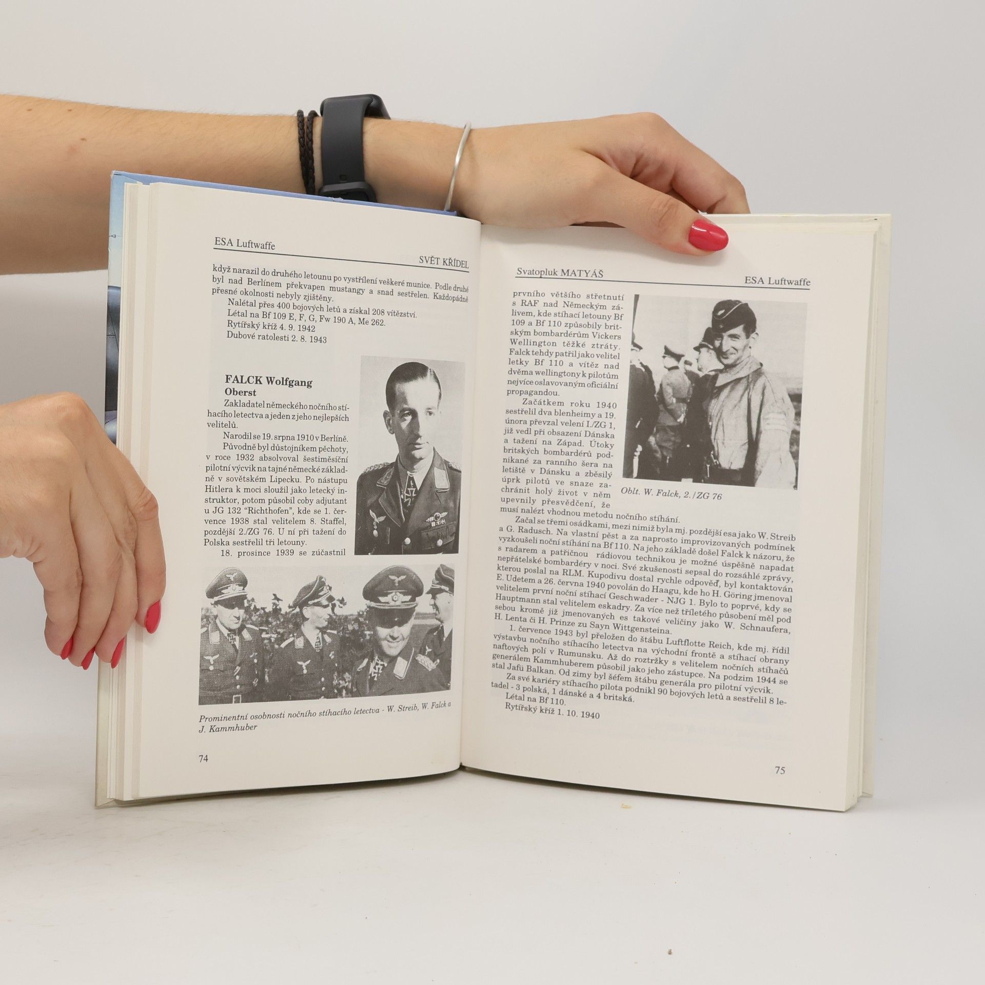 Svatopluk Matyáš Stíhací esa Luftwaffe 1939-1945