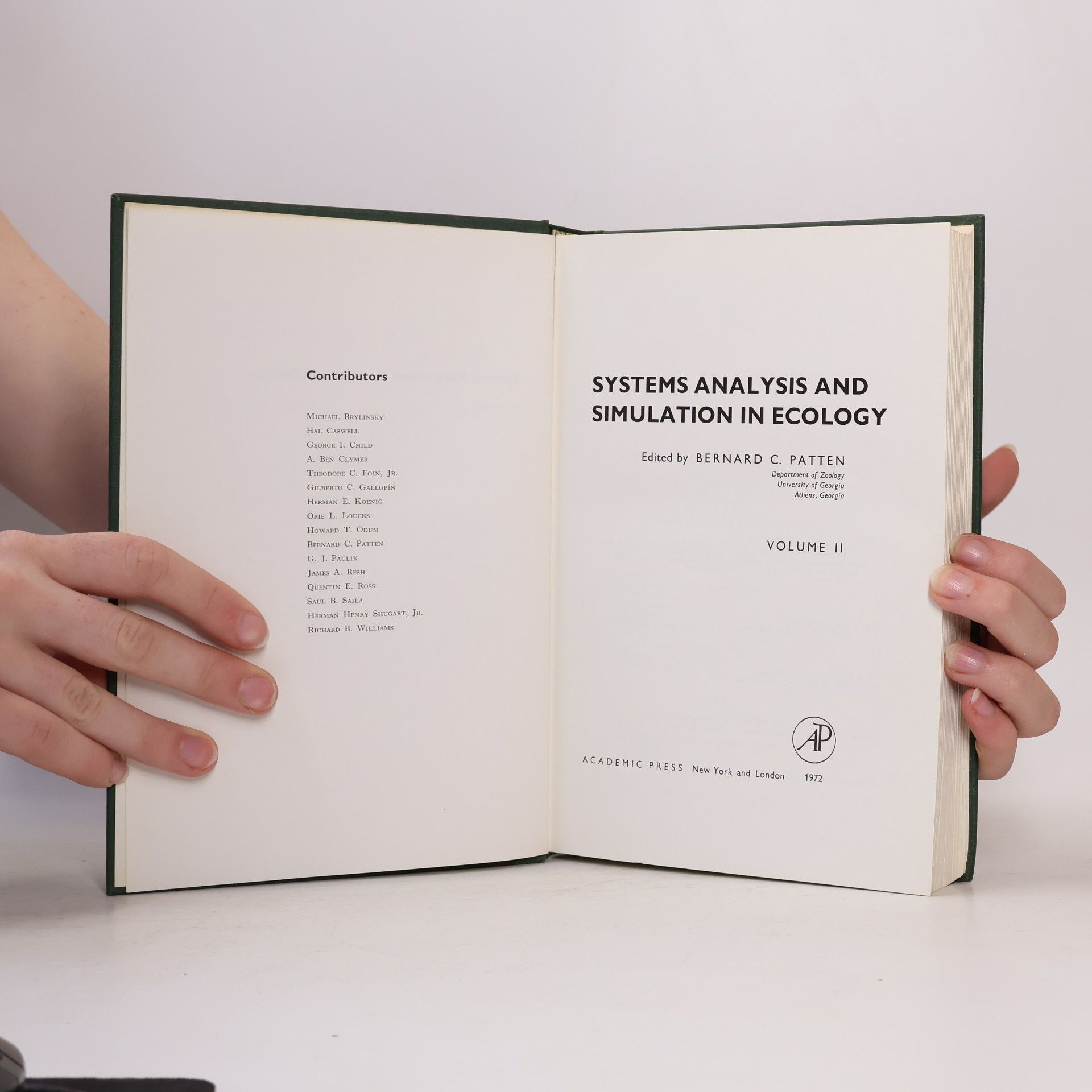 Kenneth E. F. Watt Systems Analysis and Simulation in Ecology