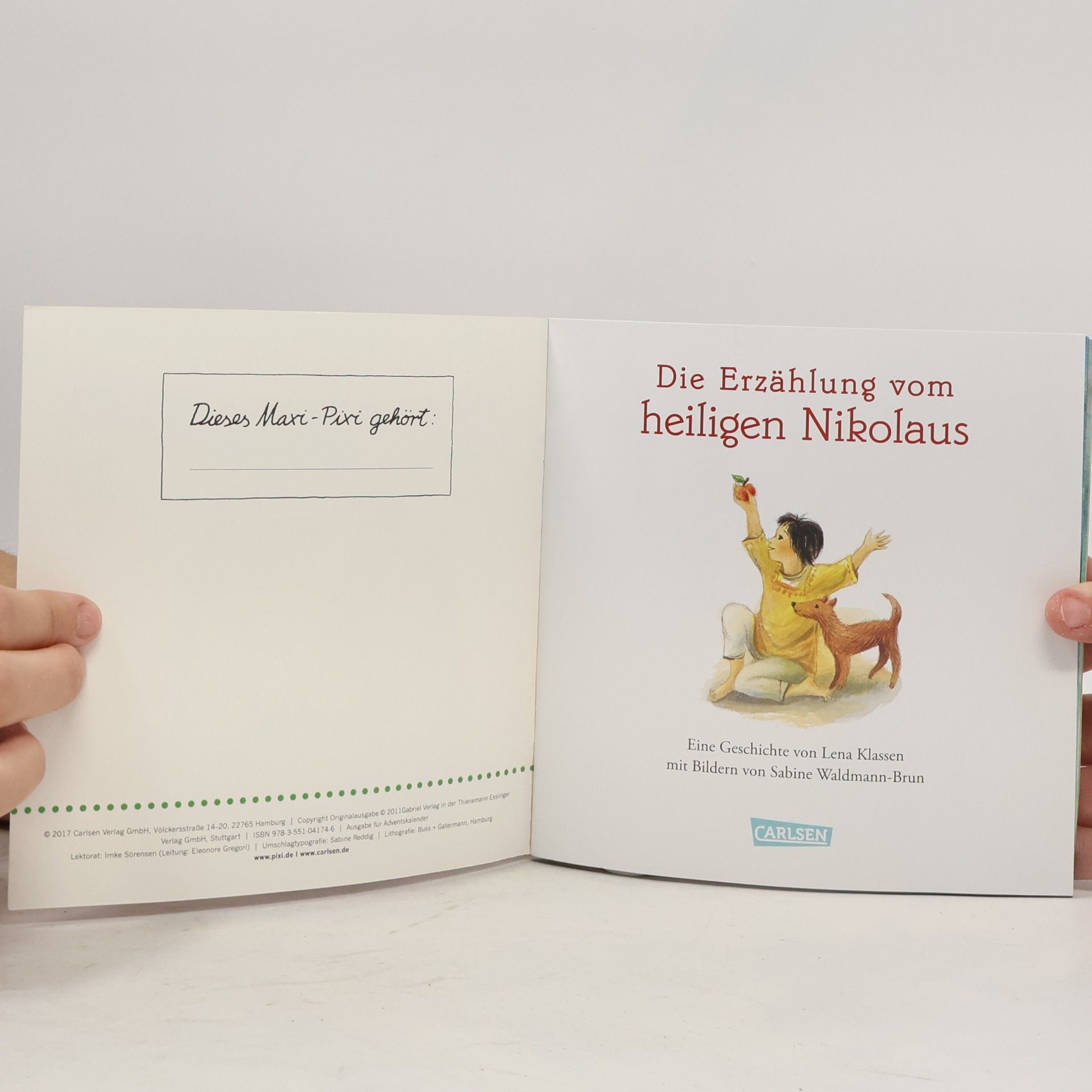 Lena Klassen Die Erzählung vom heiligen Nikolaus