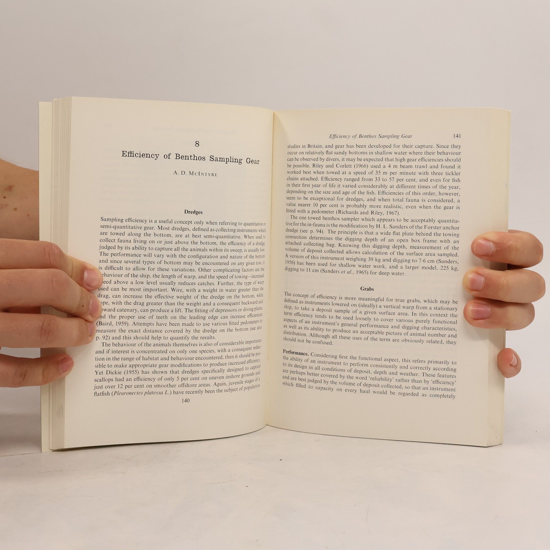 Norman Alexander Holme IBP Handbook Series - 16: Methods for the Study of Marine Benthos