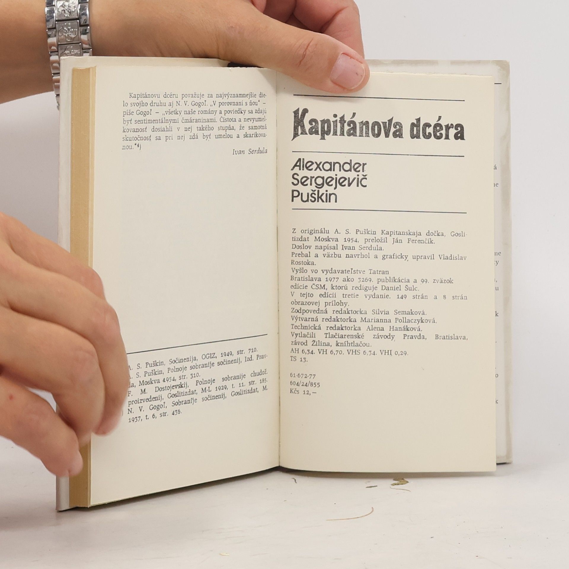 Alexander Sergejewitsch Puschkin Kapitánova dcéra
