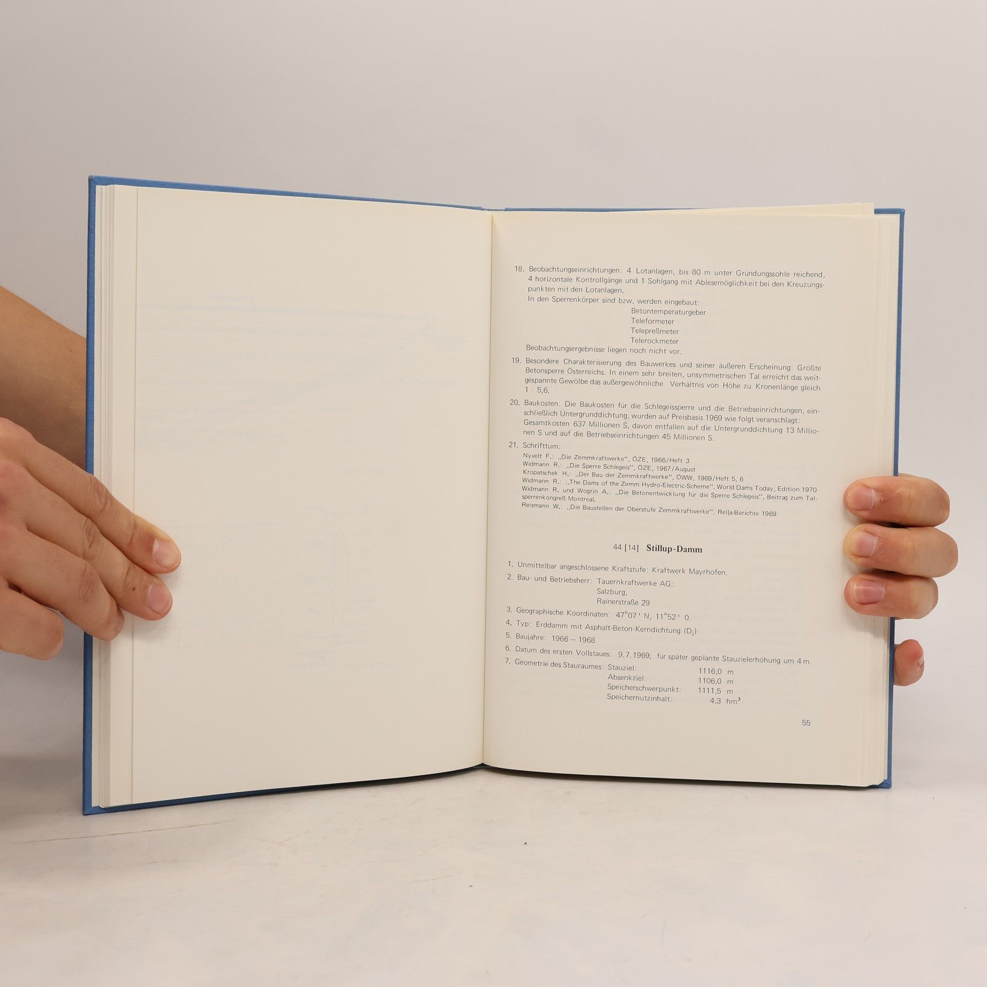 Hermann Grengg Die Talsperren Österreichs: Statistik 1971 der Talsperren, Kunstspeicher und Flußstauwerke