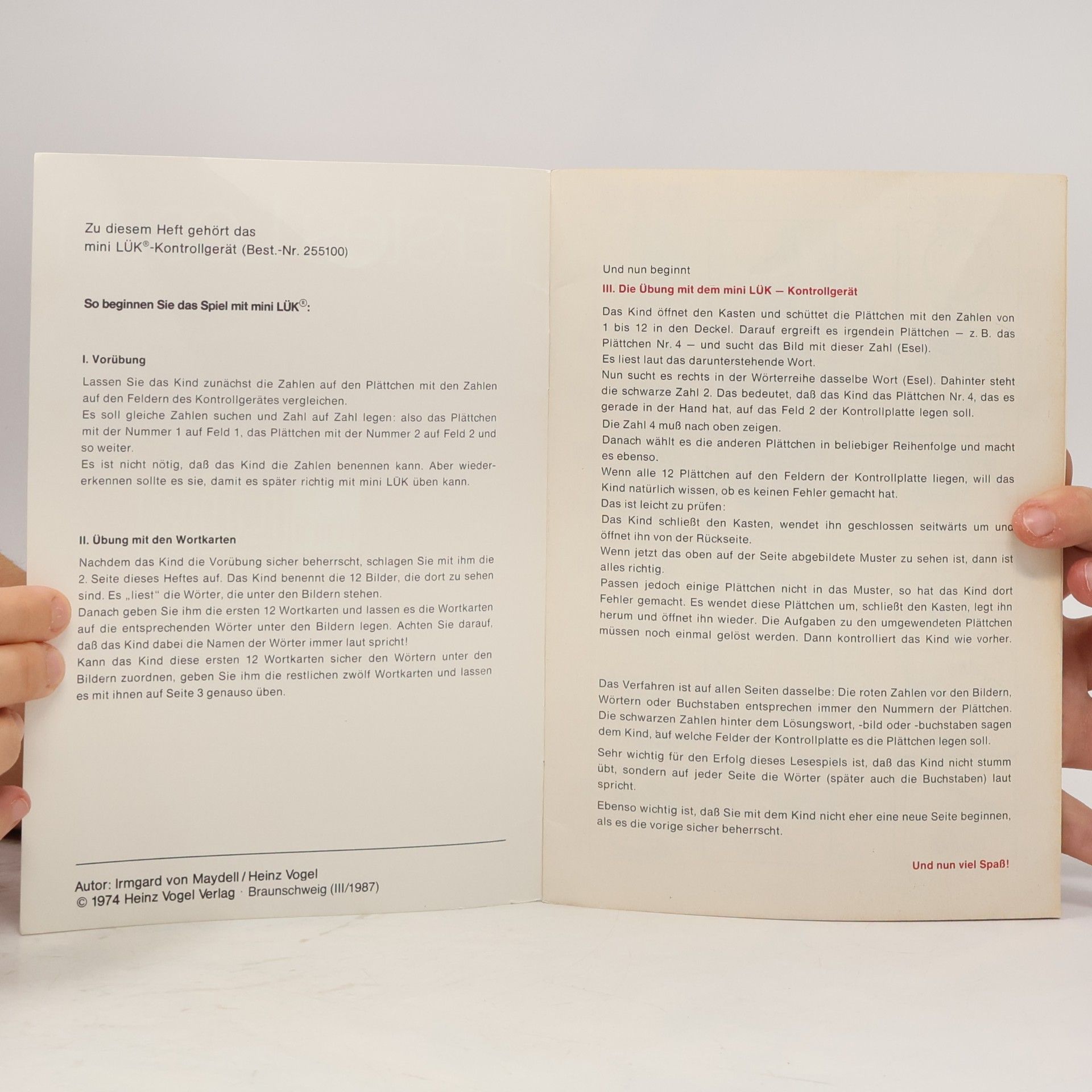 Various authors miniLÜK. Erstes Lesen