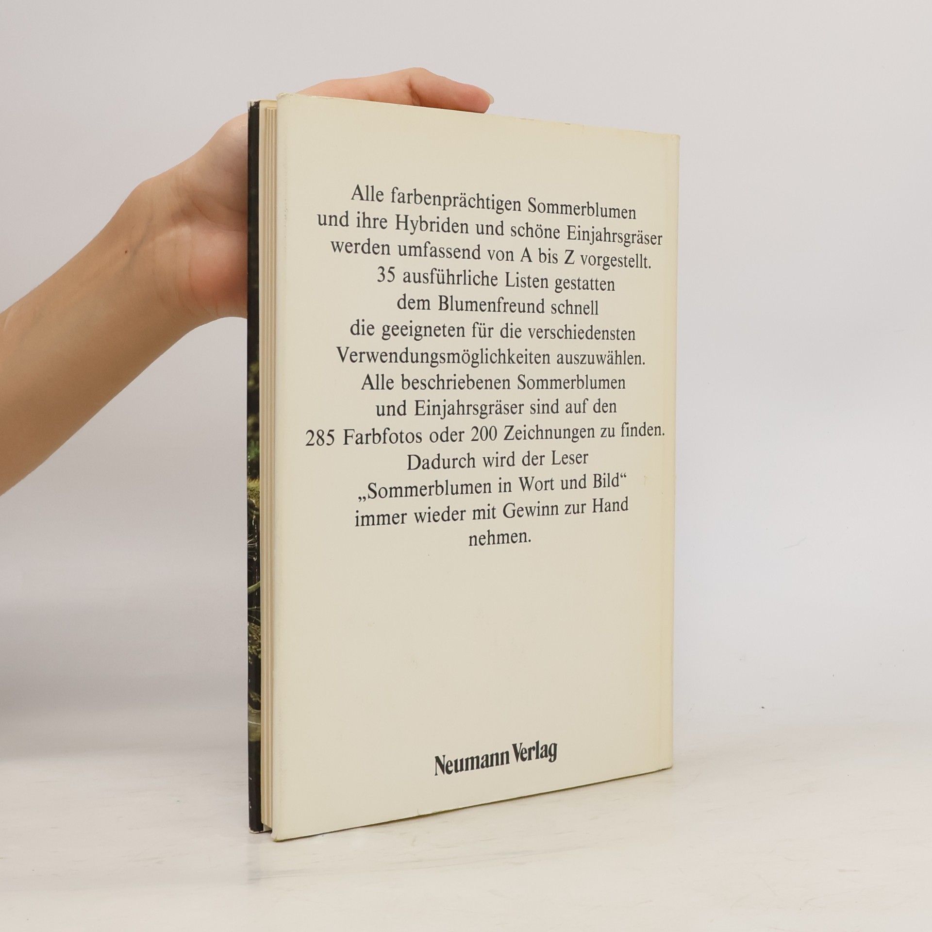 Arno Hielscher Sommerblumen in Wort und Bild