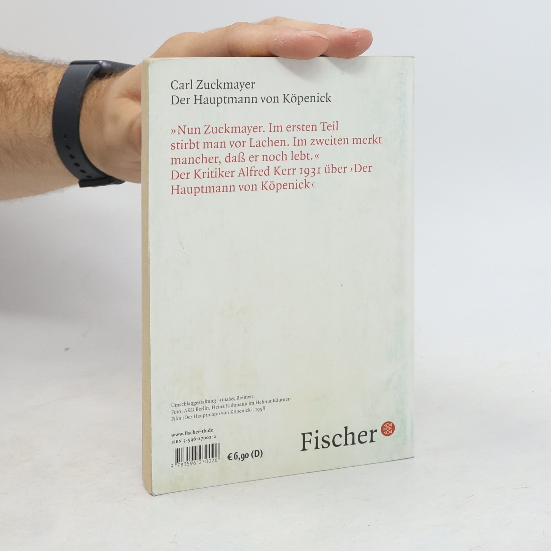 Carl Zuckmayer Der Hauptmann von Köpenick : ein deutsches Märchen in drei Akten