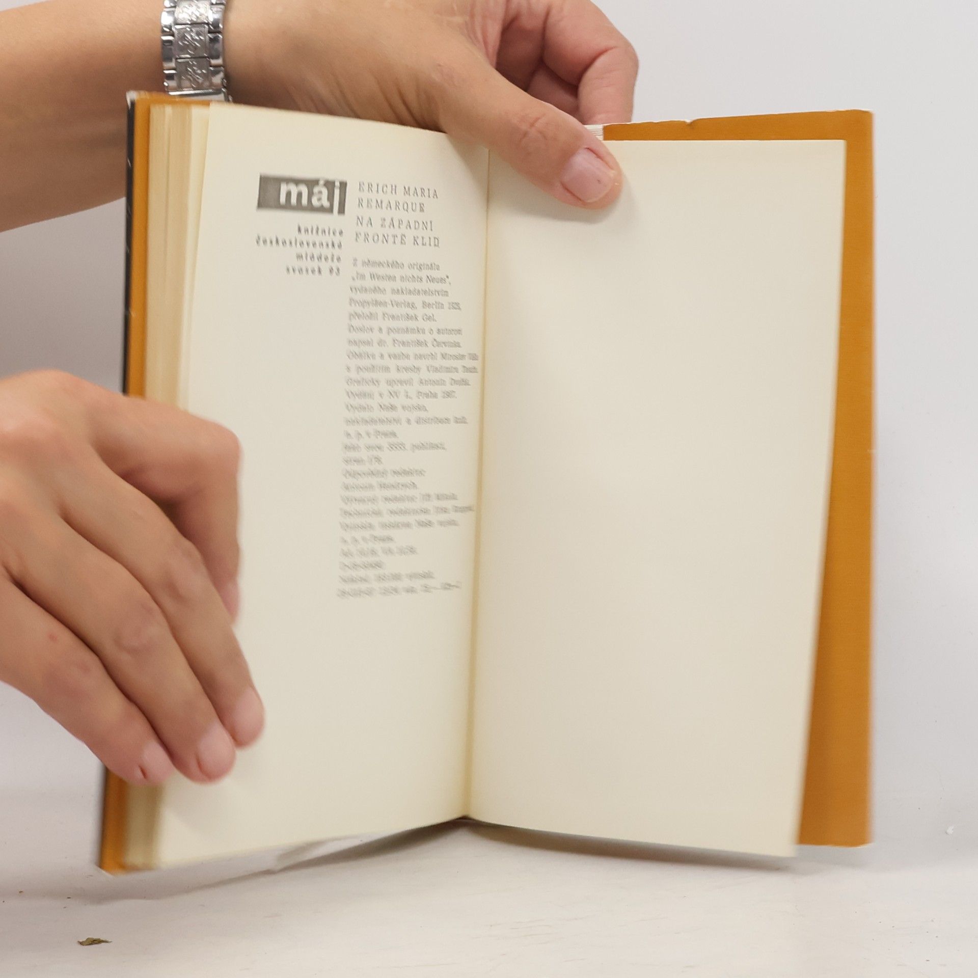 Erich Maria Remarque Na západní frontě klid