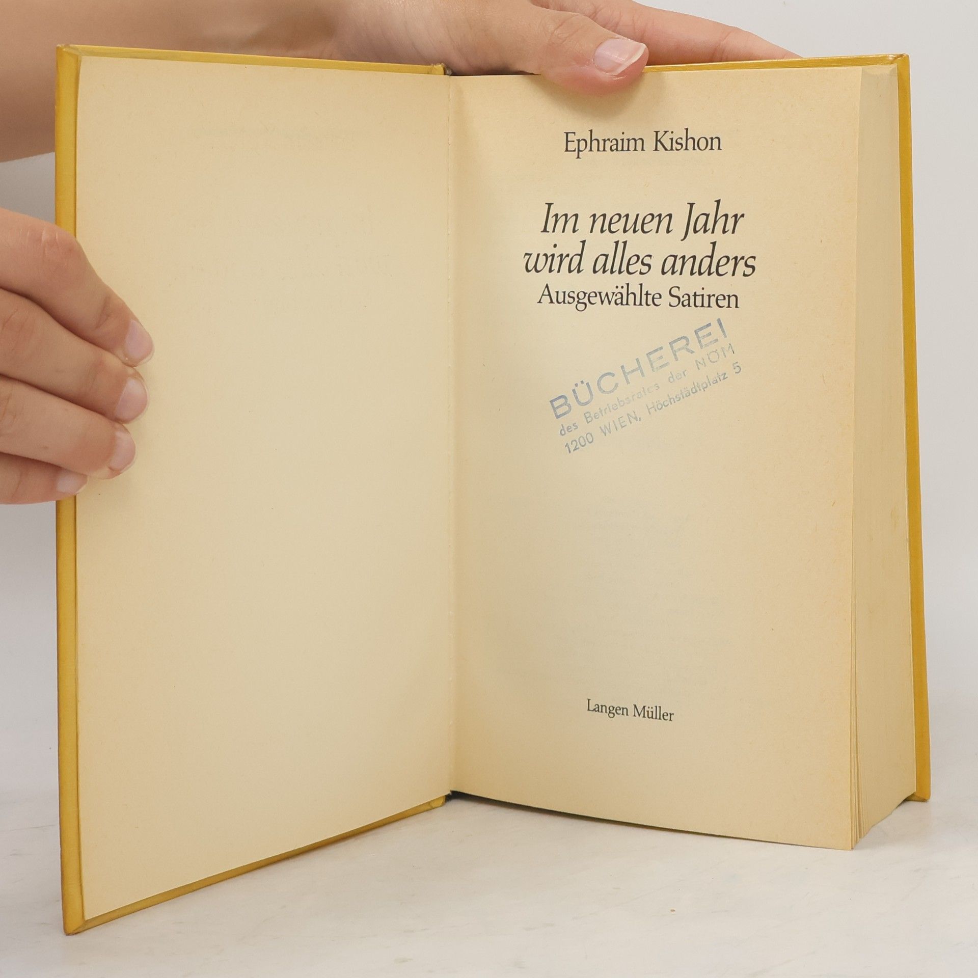 Efrajim Kišon Im neuen Jahr wird alles anders