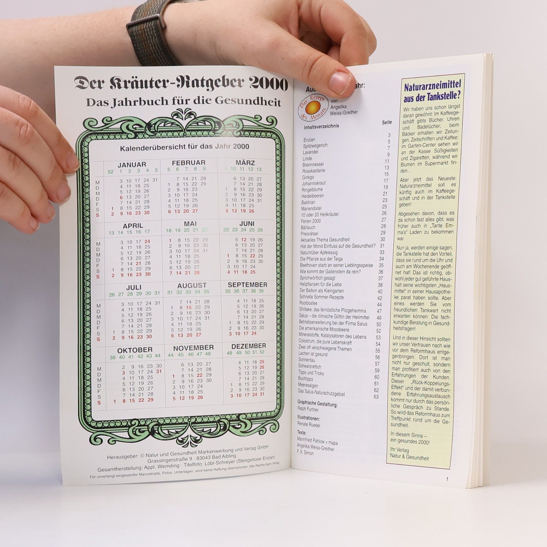 kolektiv Der Kräuter-Ratgeber aus dem Reformhaus 2000