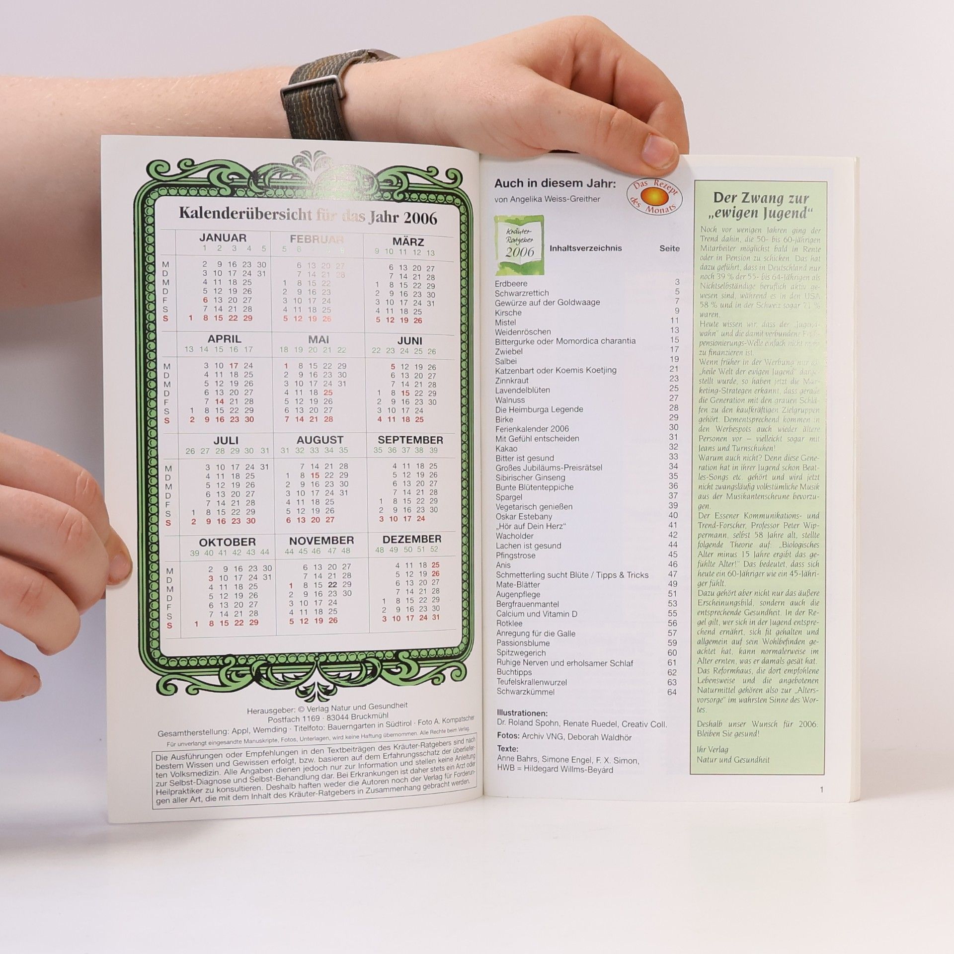 Autorenkollektiv Der Kräuter Ratgeber aus dem Reformhaus 2006