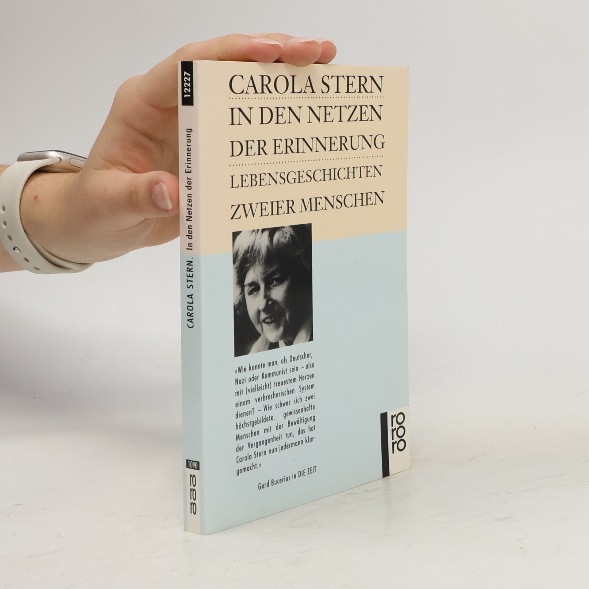 Carola Stern In den Netzen der Erinnerung