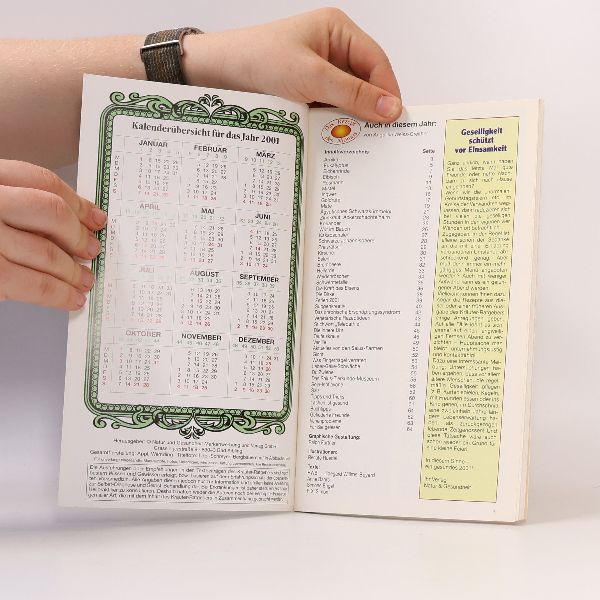 kolektiv Der Kräuter-Ratgeber aus dem Reformhaus 2001