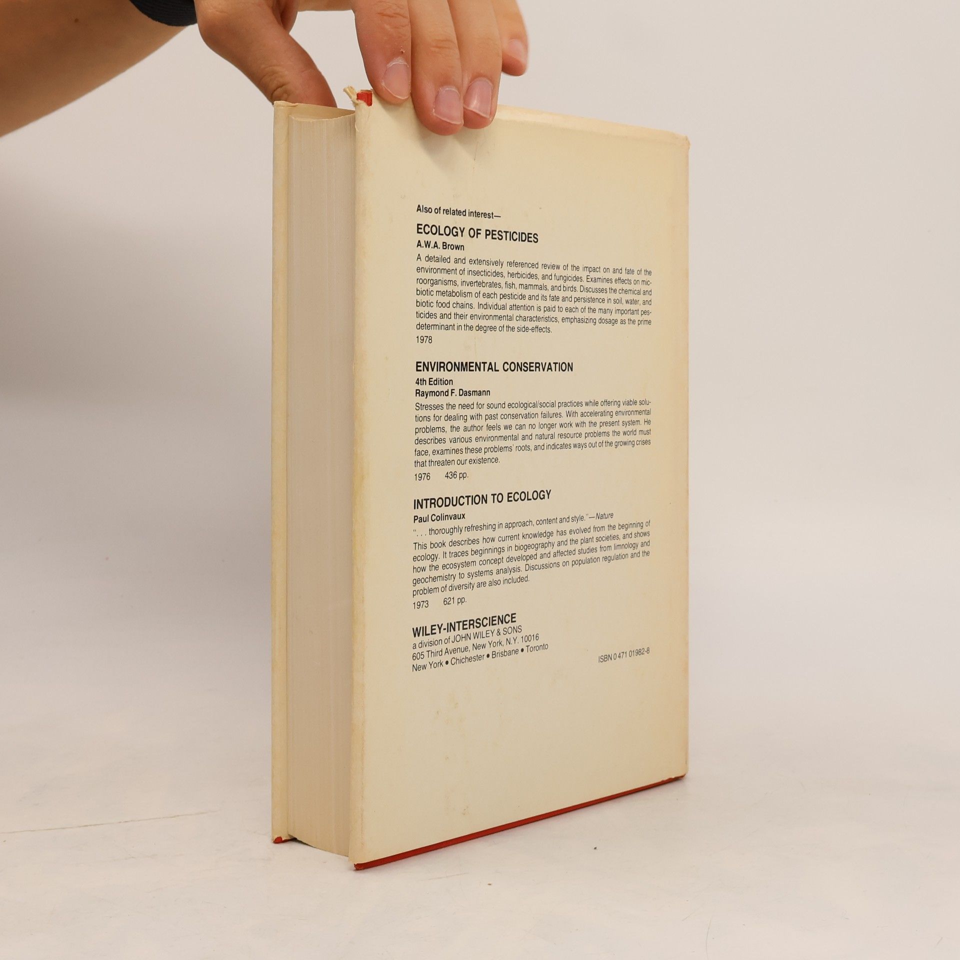 John R. Holum Topics and Terms in Environmental Problems