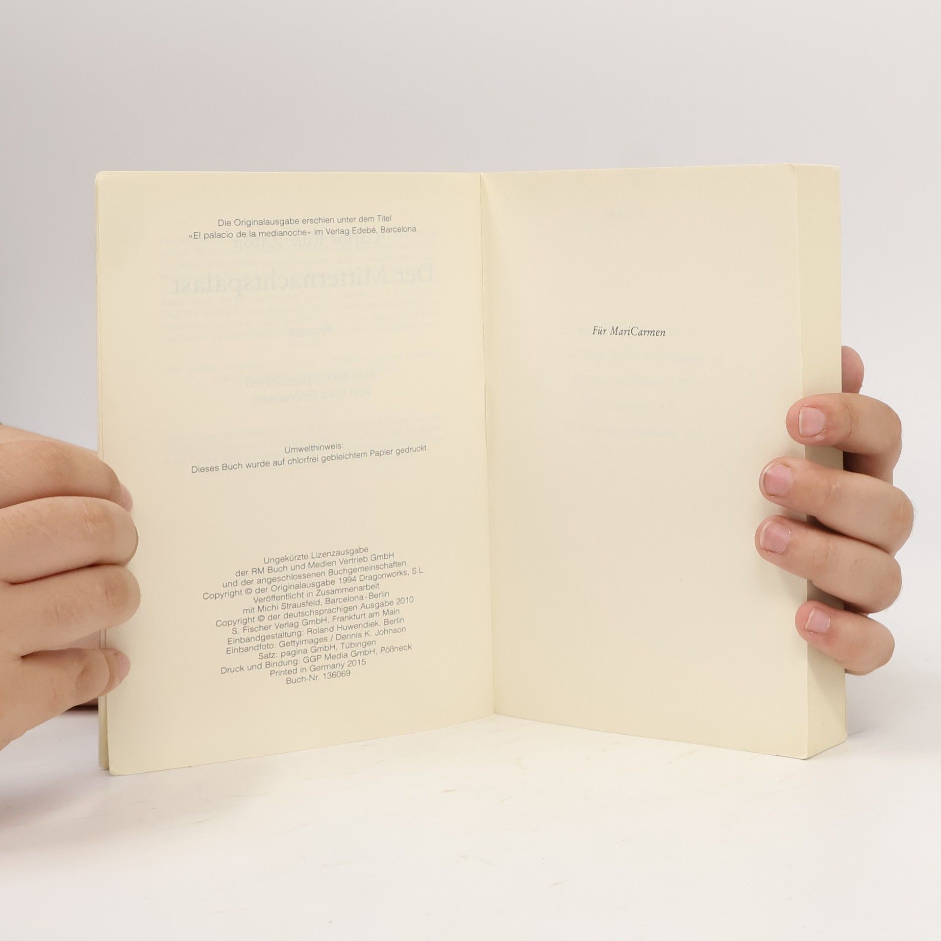 Carlos Ruiz Safon Der Mitternachtspalast