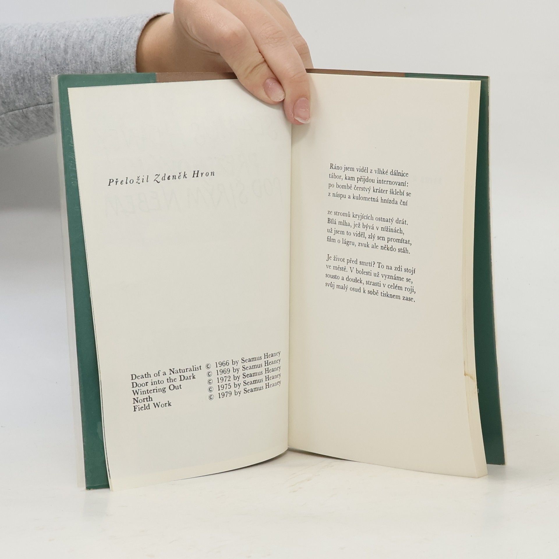 Seamus Heaney Přezimování pod širým nebem