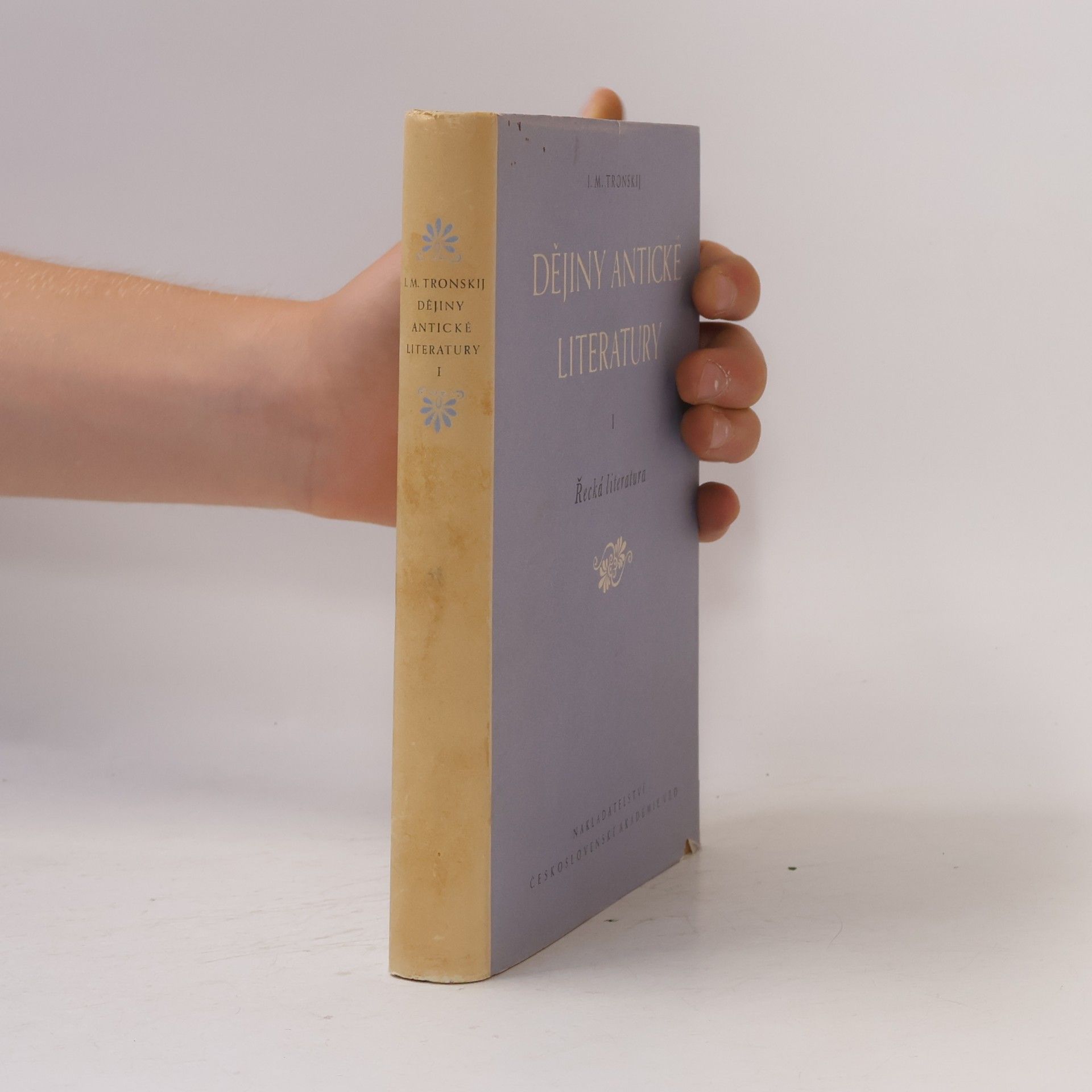Iosif Moiseevič Tronskij Dějiny antické literatury I.: Řecká literatura