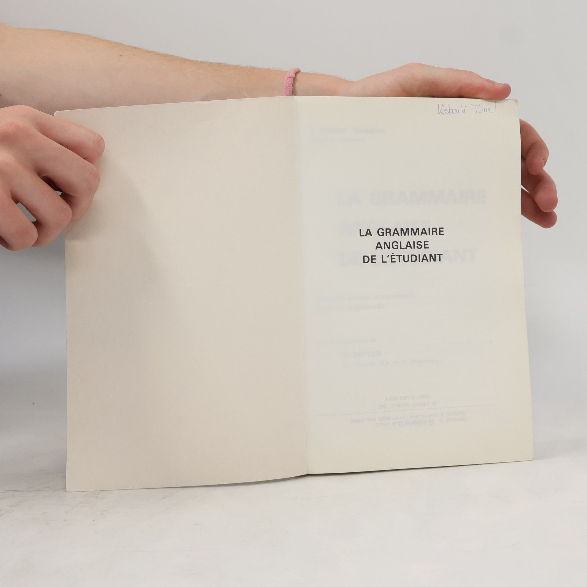 Serge Berland Delépine La grammaire anglaise de l'étudiant