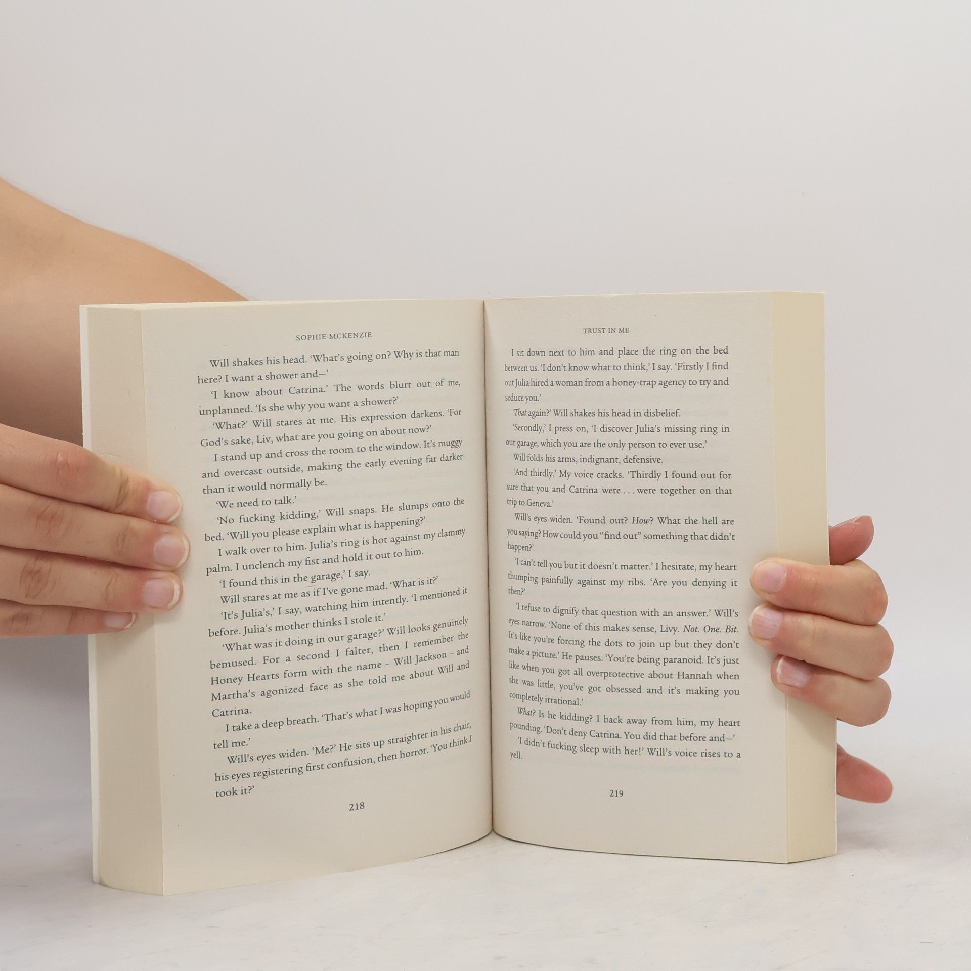 Sophie McKenzie Trust in Me. Du musst mir vertrauen, englische Ausgabe