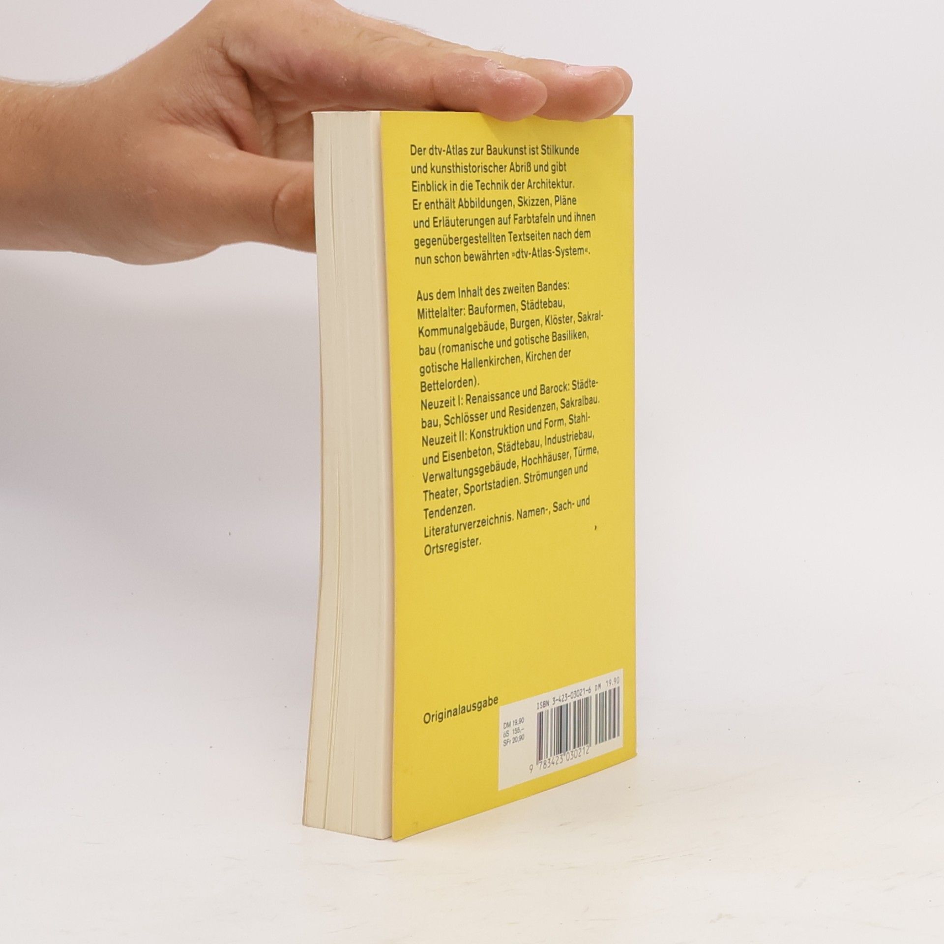Werner Müller Dtv-Atlas zur Baukunst: Tafeln und Texte