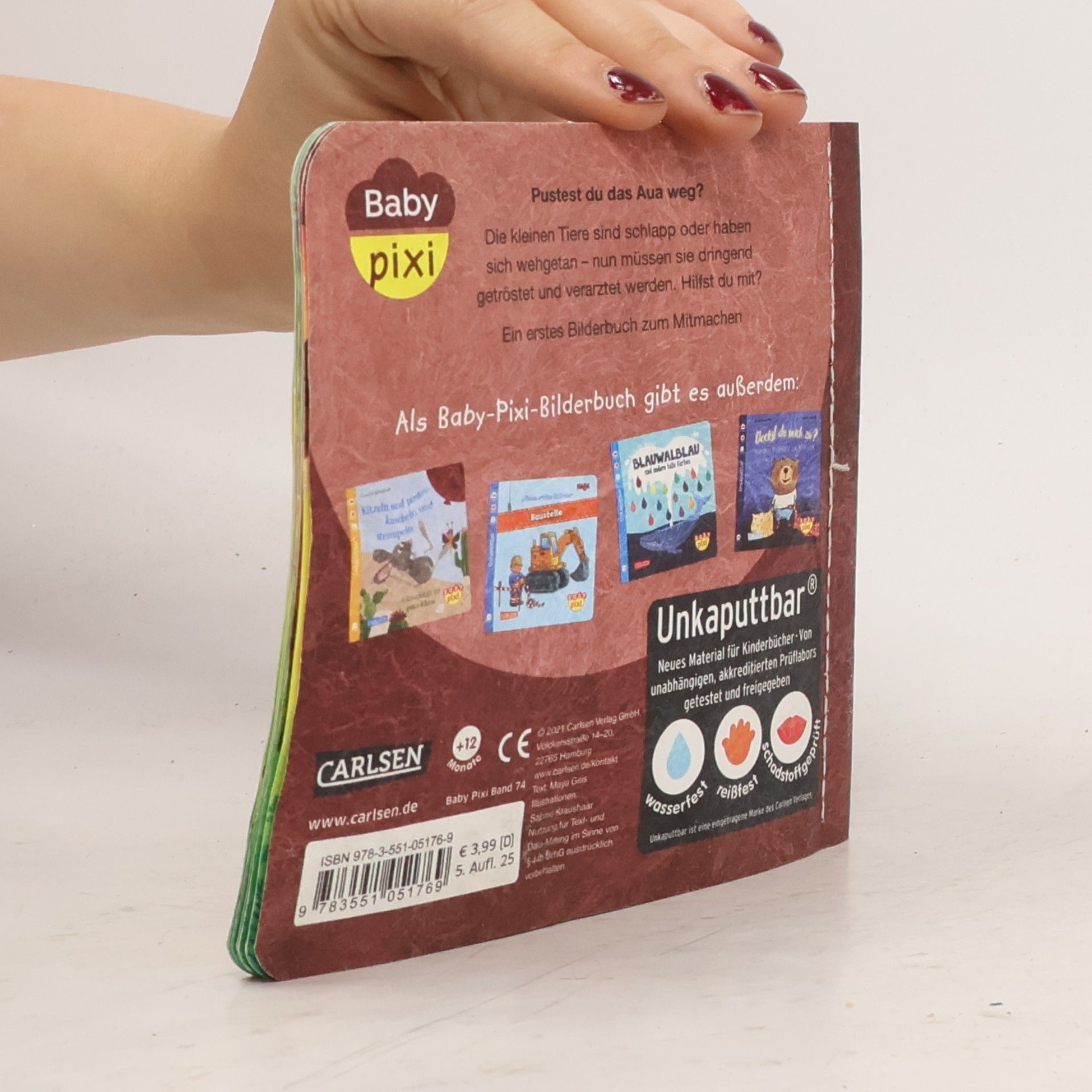 Sabine Kraushaar Baby Pixi - 74: Pustest du das Aua weg?