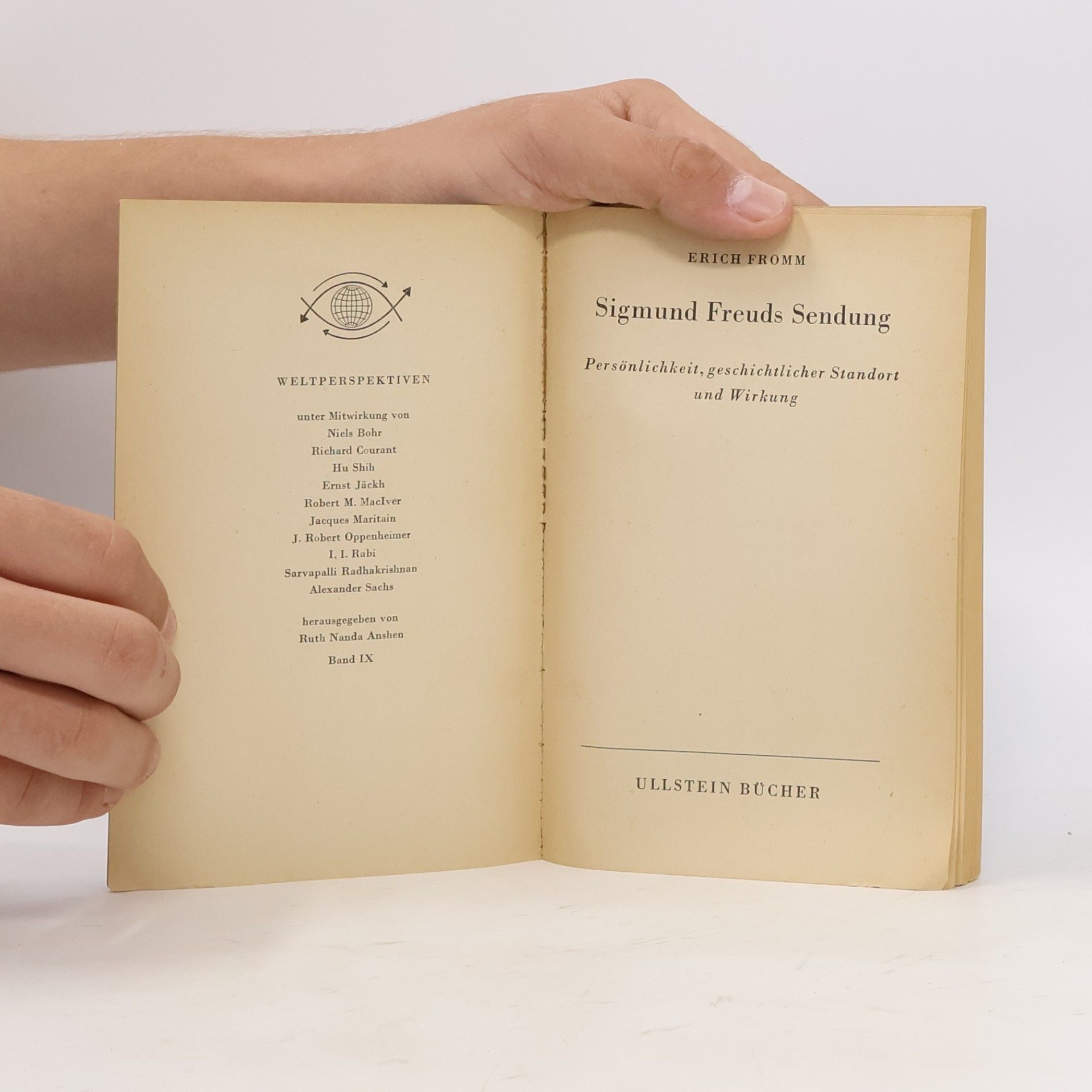 Erich Fromm Sigmund Freuds Sendung