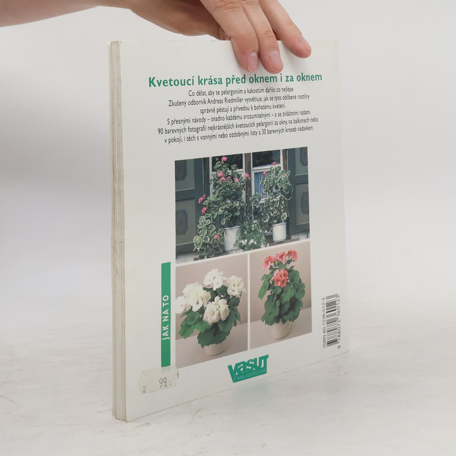 Andreas Riedmiller Pelargonie a kakosty: Aby vám bohatě kvetly: Rady odborníků pro nákup, pěstování a množení pelargonií