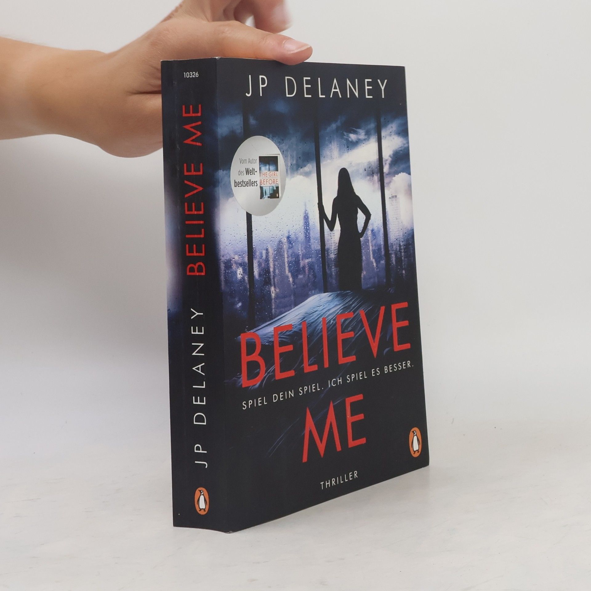 J. P. Delaney Believe me