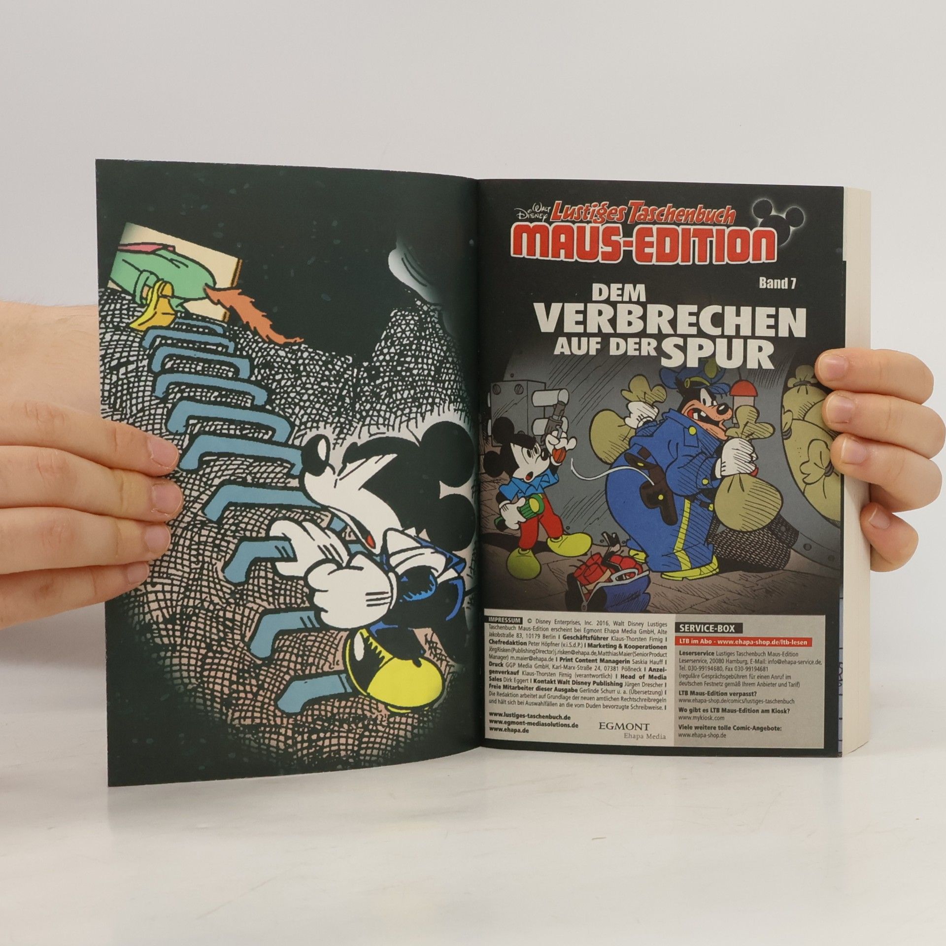 Kolektiv autorů Lustiges Taschenbuch Maus-Edition 1. Dem Verbrechen auf der Spur