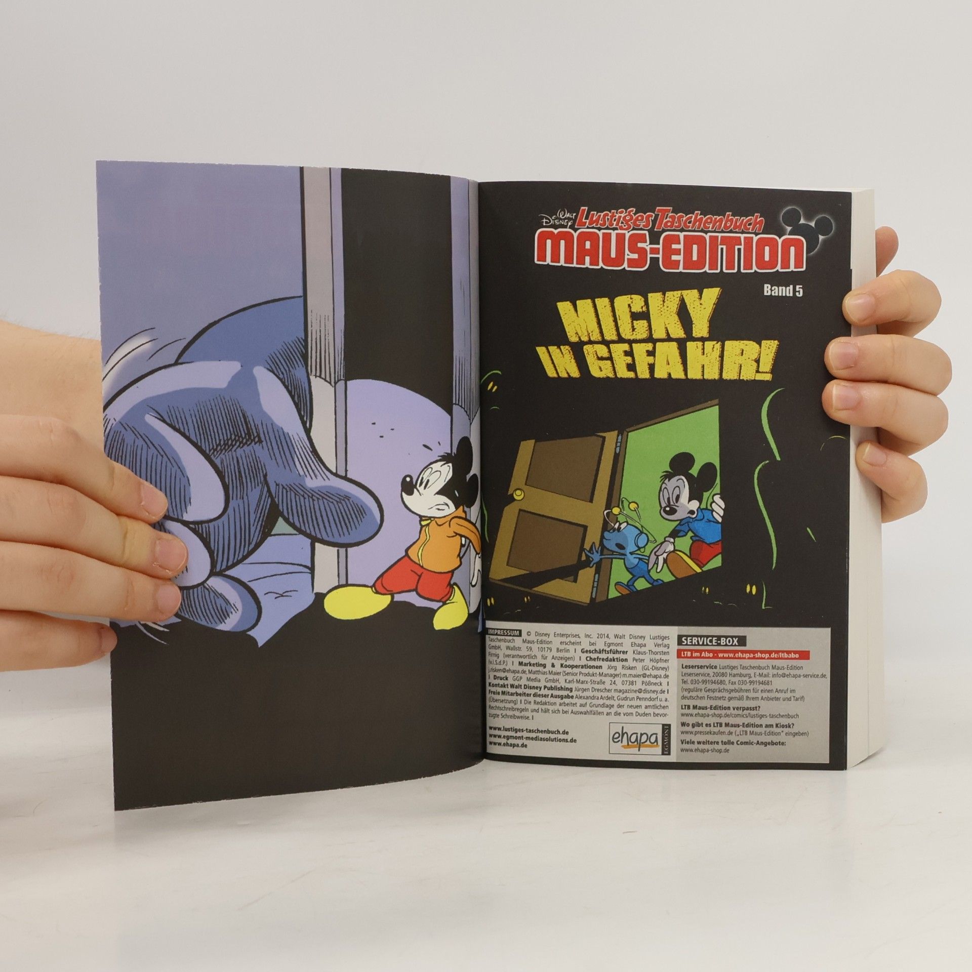 Walt Disney Lustiges Taschenbuch. Maus-Edition 05. Micky in Gefahr!