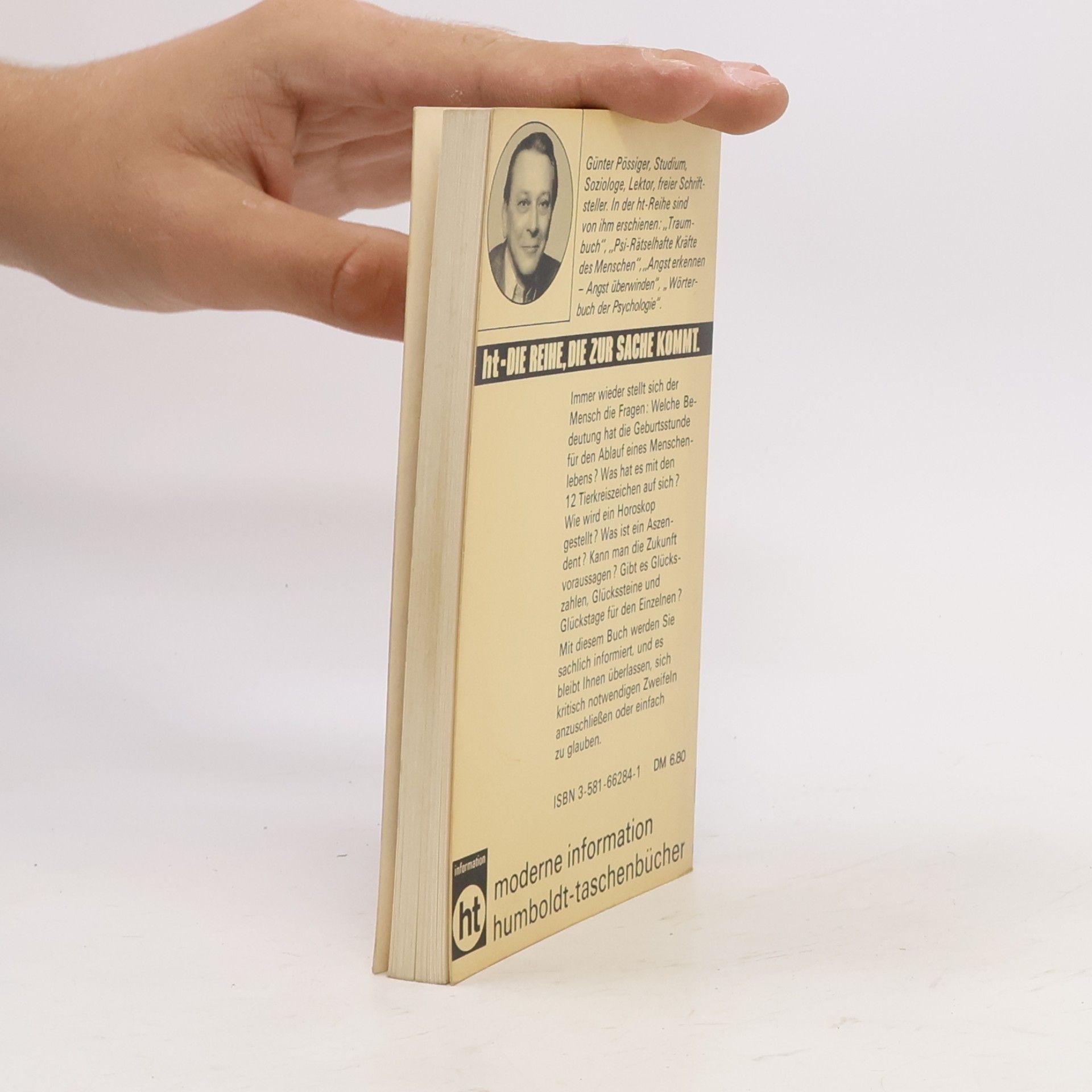 Günter Pössiger Taschenbuch der Astrologie