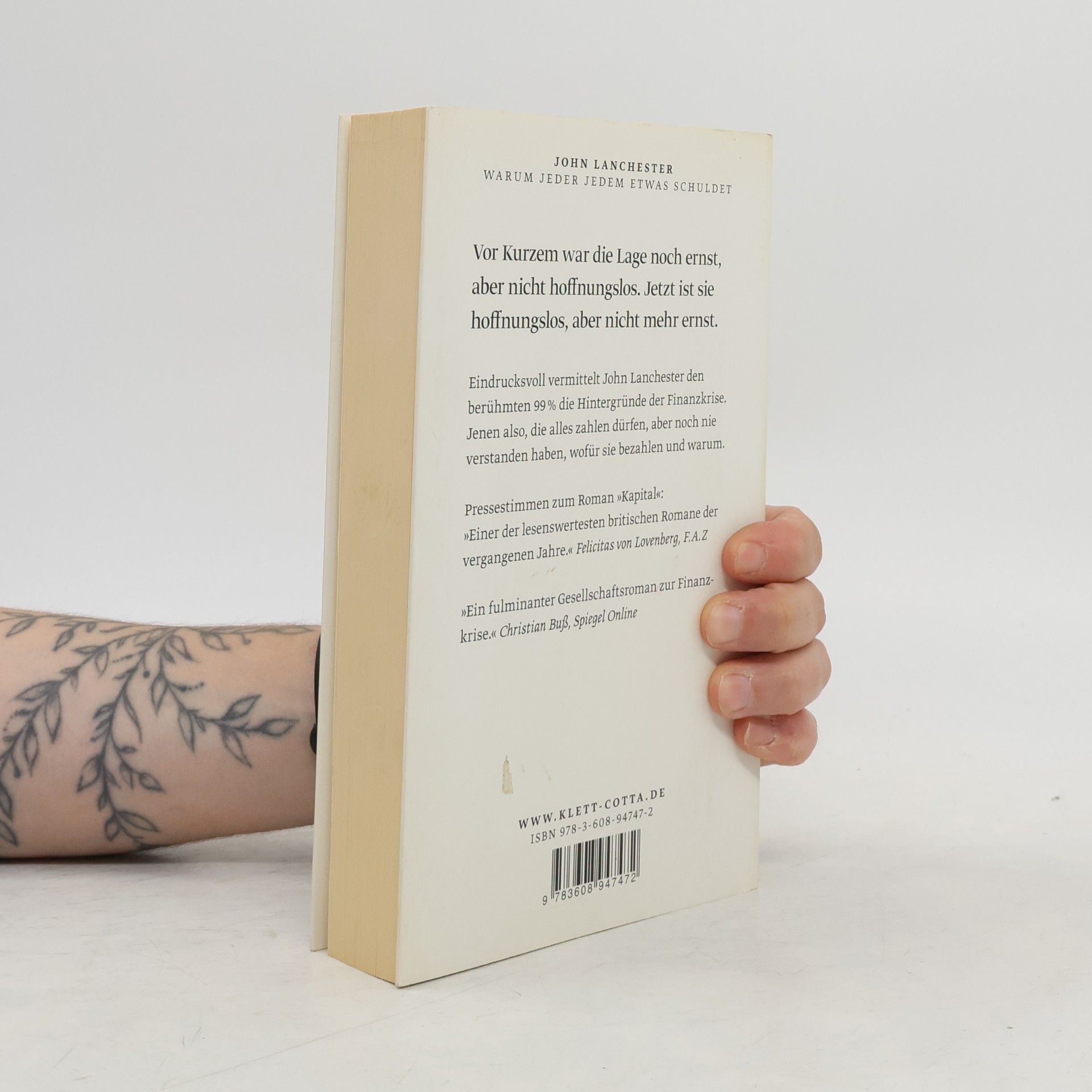 John Lanchester Warum jeder jedem etwas schuldet und keiner jemals etwas zurückzahlt