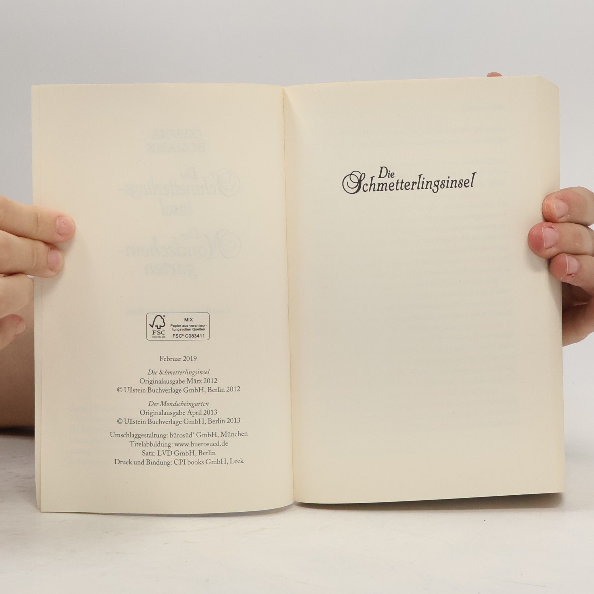 Corina Bomann Die Schmetterlingsinsel. Der Mondscheingarten