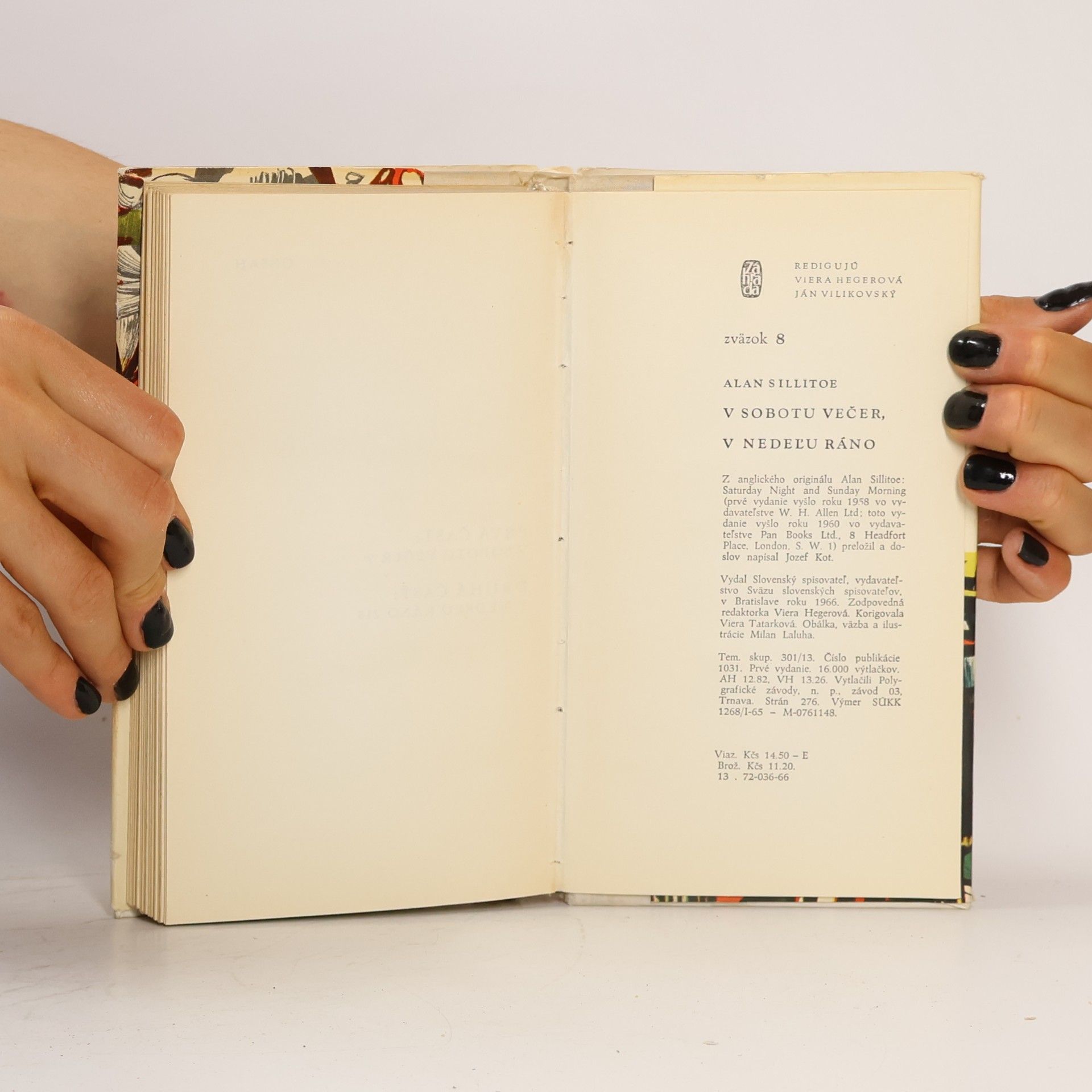 Alan Sillitoe V sobotu večer, v nedeľu ráno