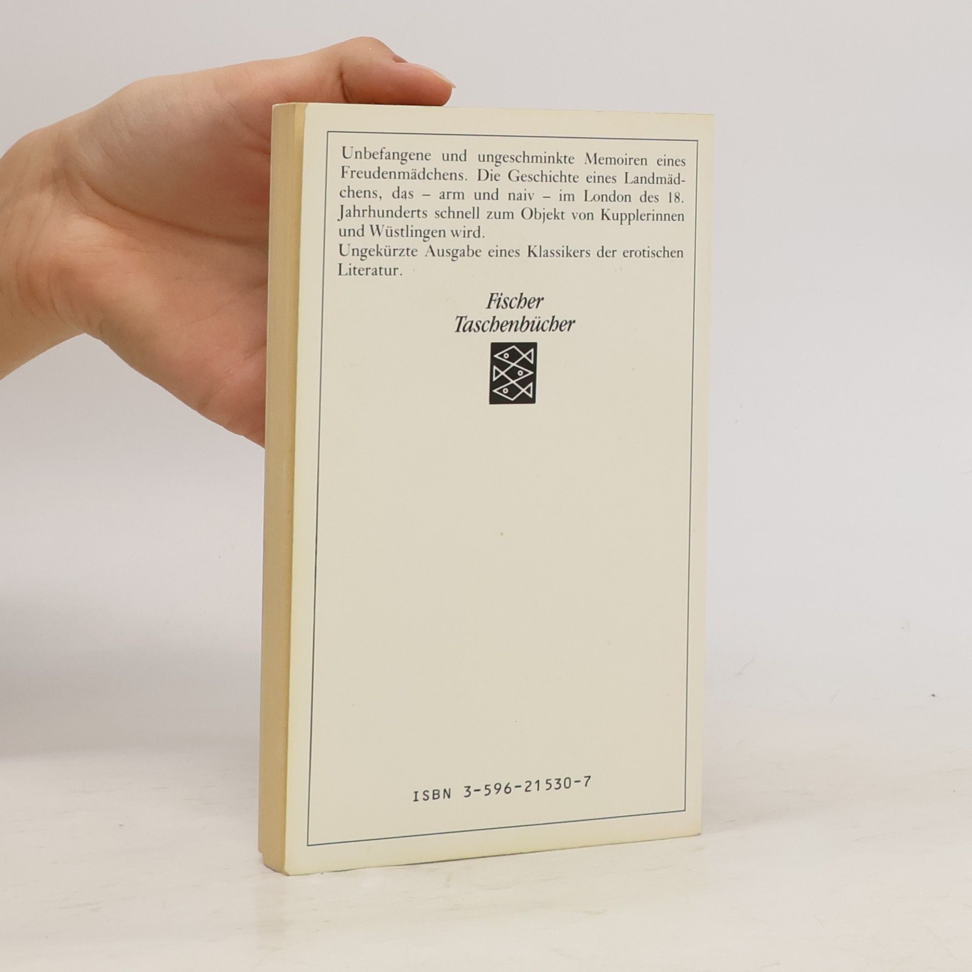 John Cleland Die Memoiren der Fanny Hill