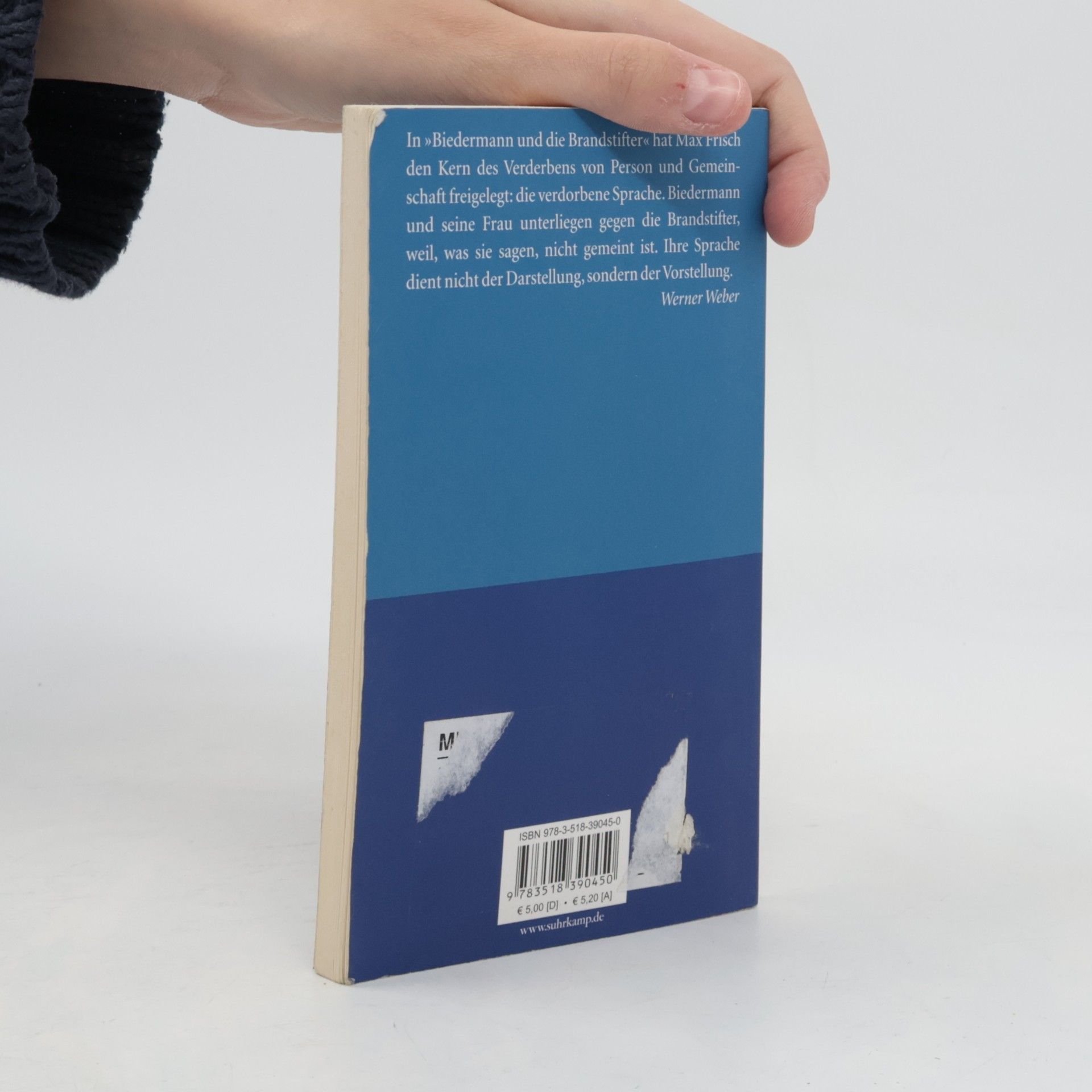 Max Frisch Biedermann und die Brandstifter