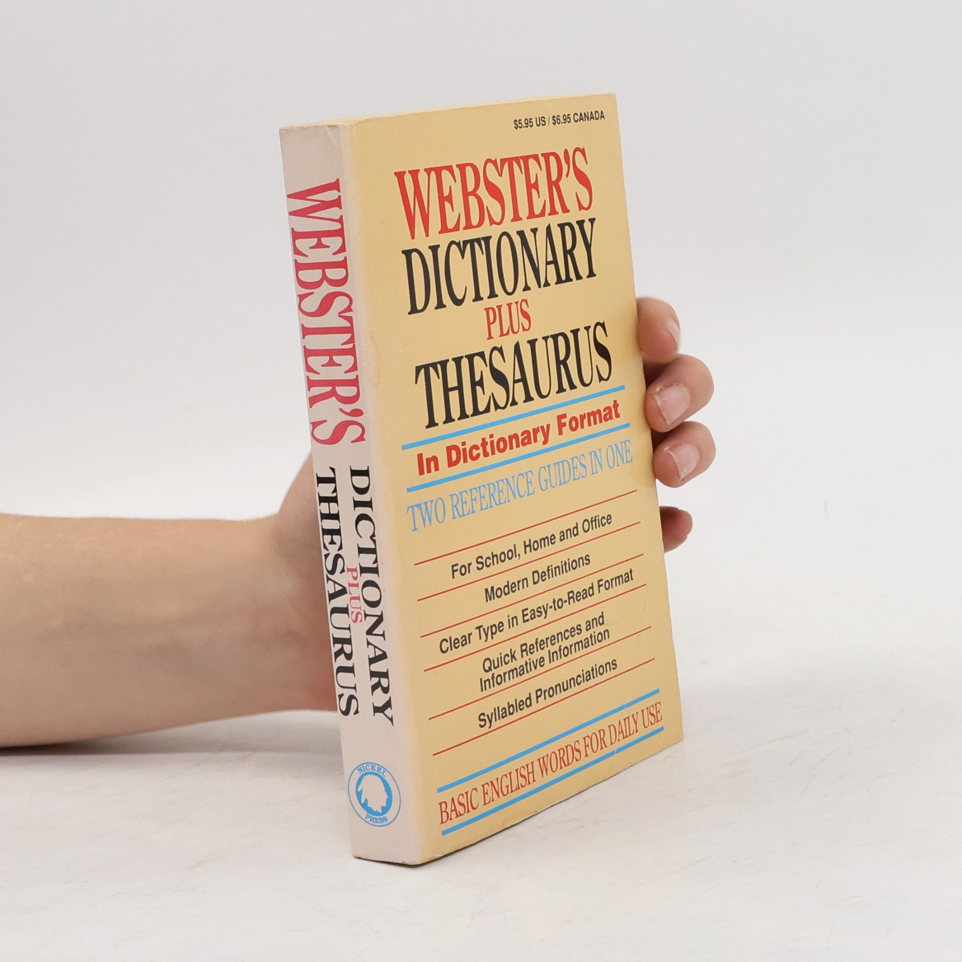 Autores varios Webster's Dictionary Plus Thesaurus