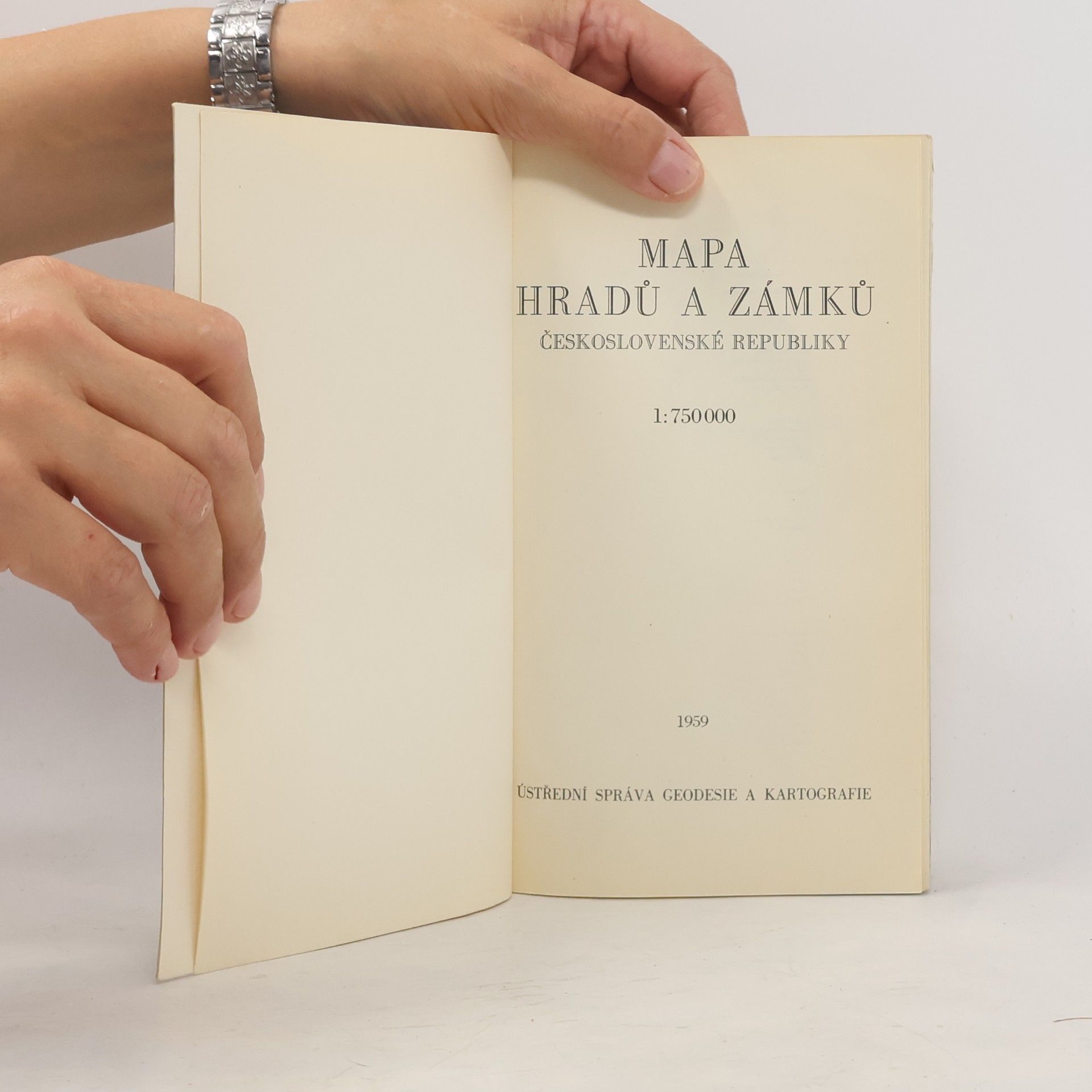Eva Šamánková Mapa hradů a zámků Československé republiky