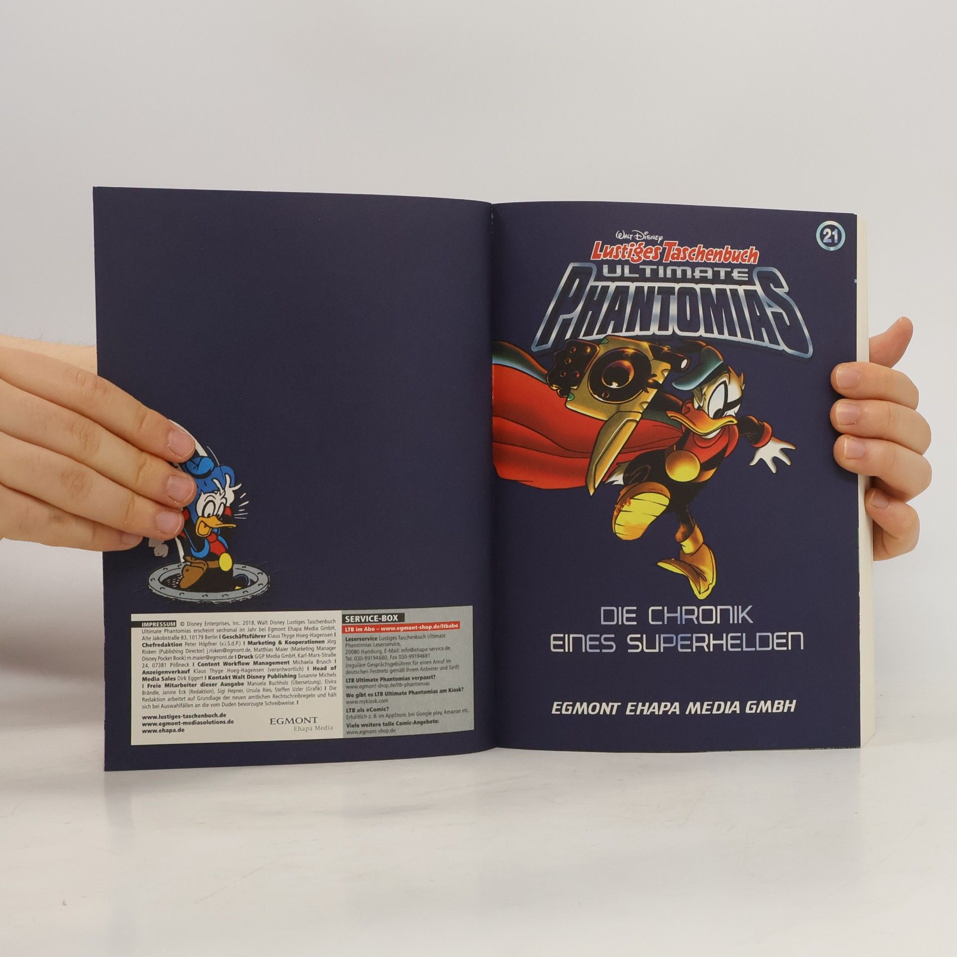 Walt Disney Lustiges Taschenbuch. Ultimate Phantomias 21
