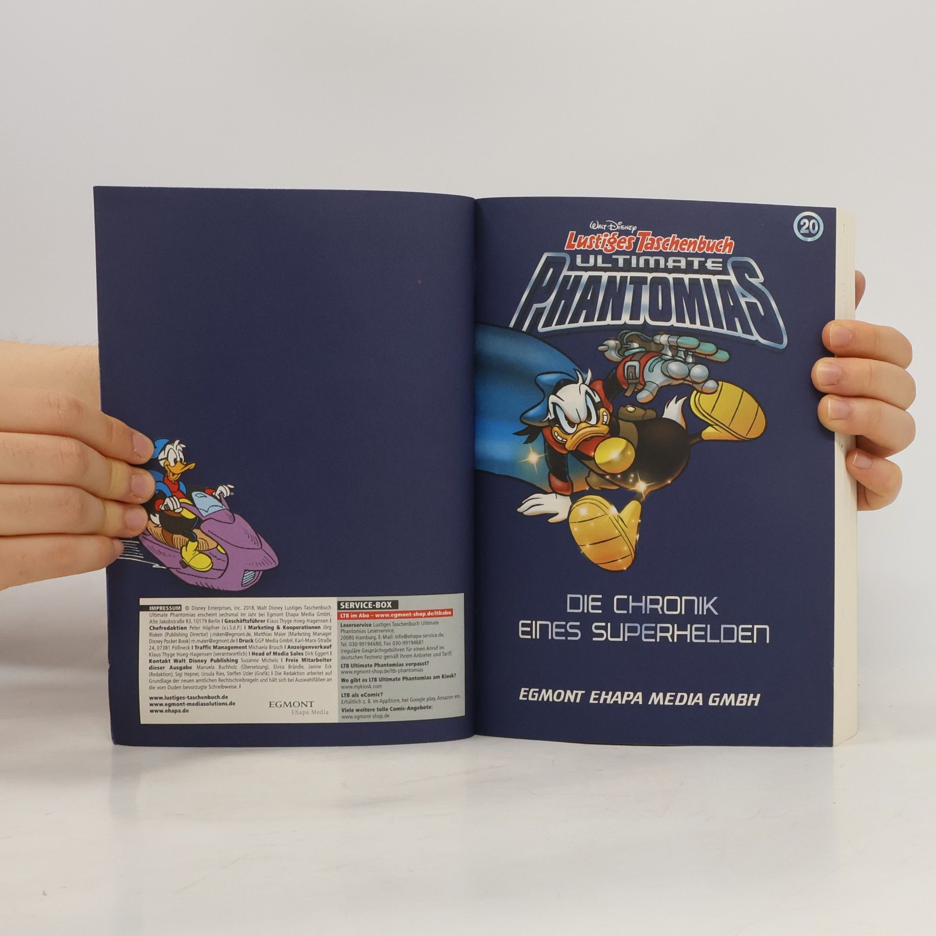 Walt Disney Lustiges Taschenbuch 20. Ultimate Phantomias