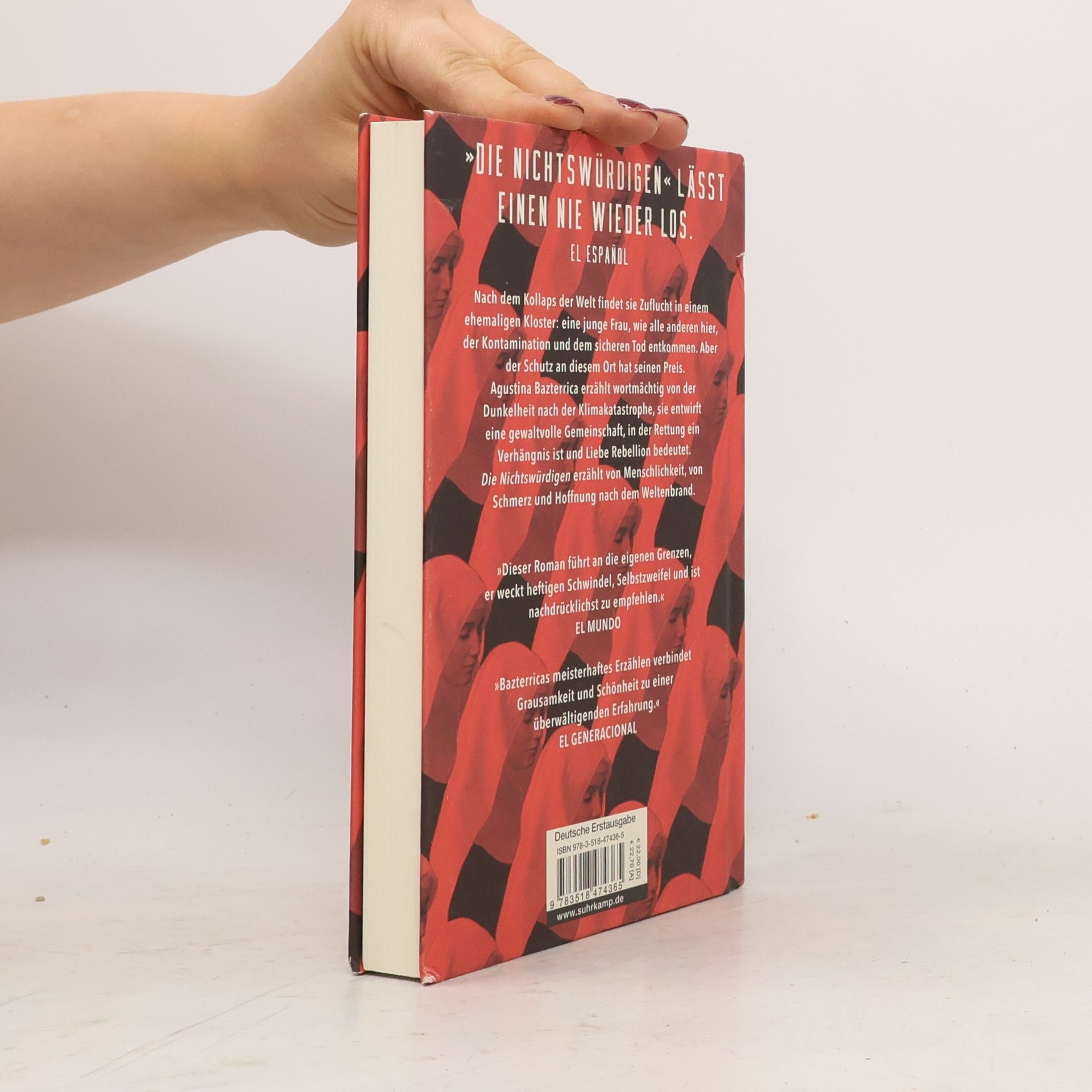 Augustina Bazterrica Die Nichtswürdigen. Roman | Eine Dystopie über Menschlichkeit, Schmerz und Hoffnung nach der Klimakatastrophe
