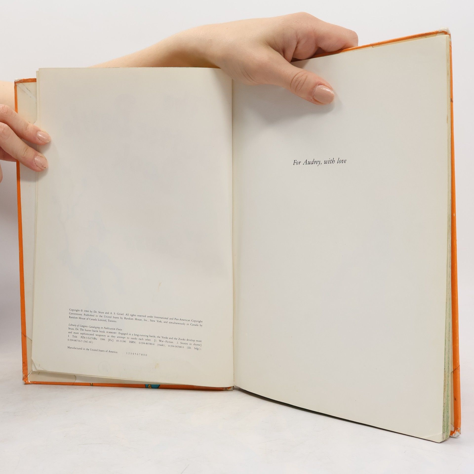 Dr. Seuss The Butter Battle Book