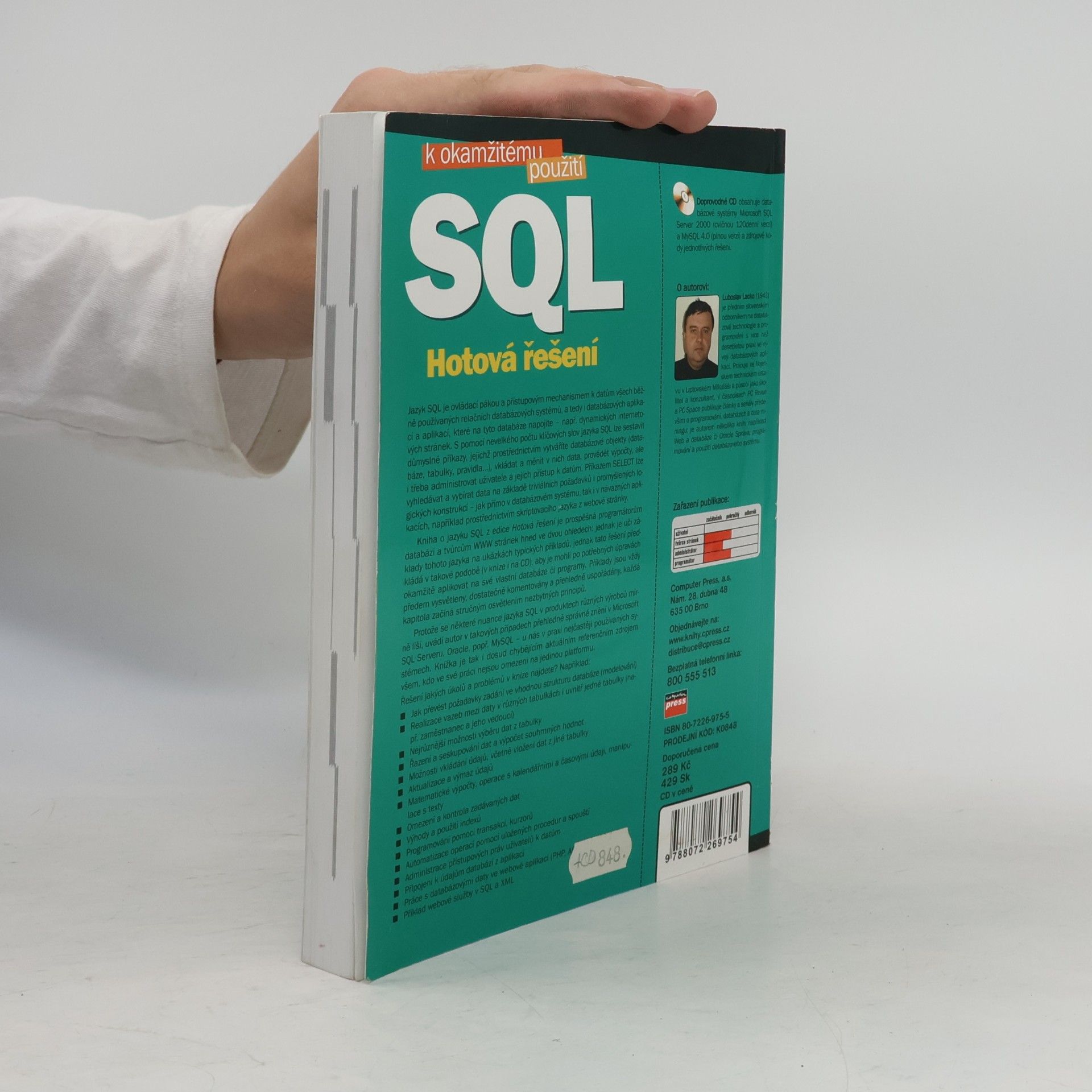 Ľuboslav Lacko SQL: Hotová řešení