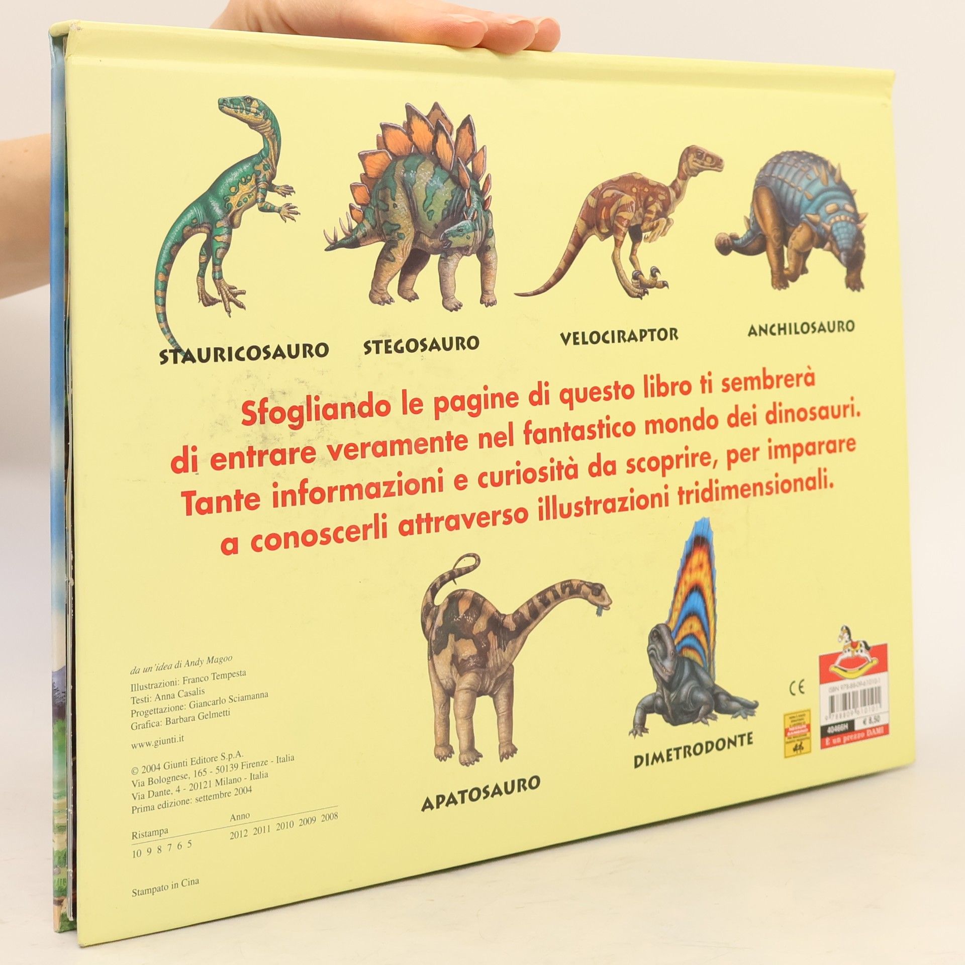 Anna Casalis Maxi libri a tre dimensioni: Dinosauri