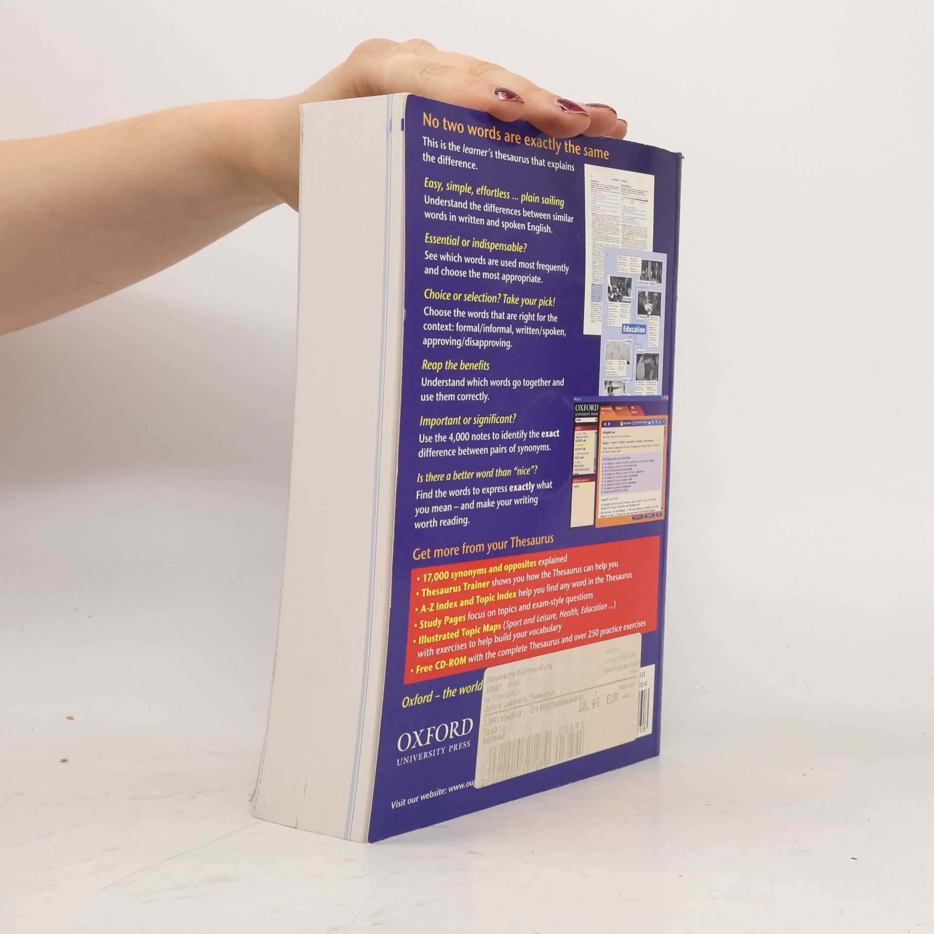 Diana Lea Oxford learner's thesaurus : a dictionary of synonyms