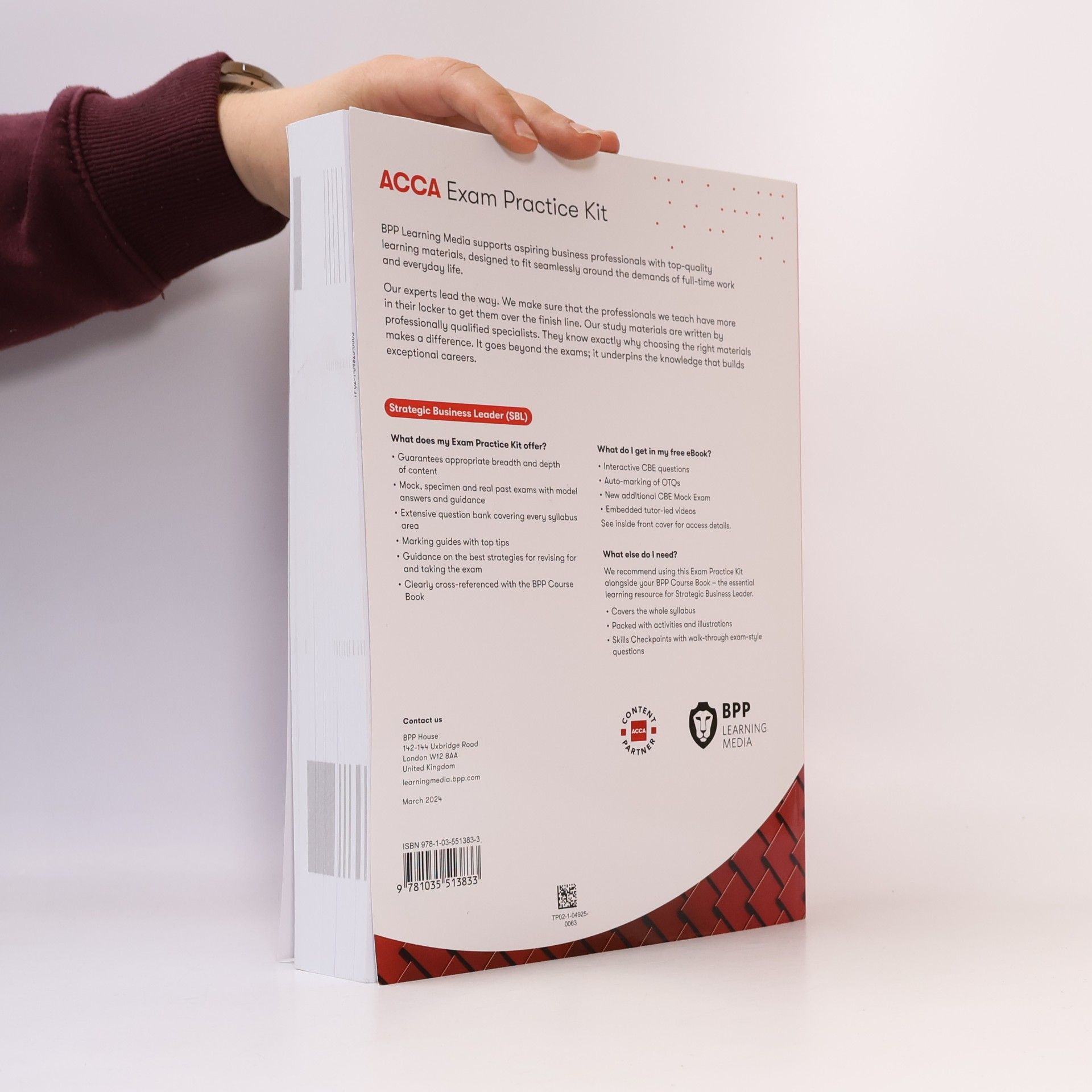 BPP LEARNING MEDIA. ACCA Strategic Business Leader