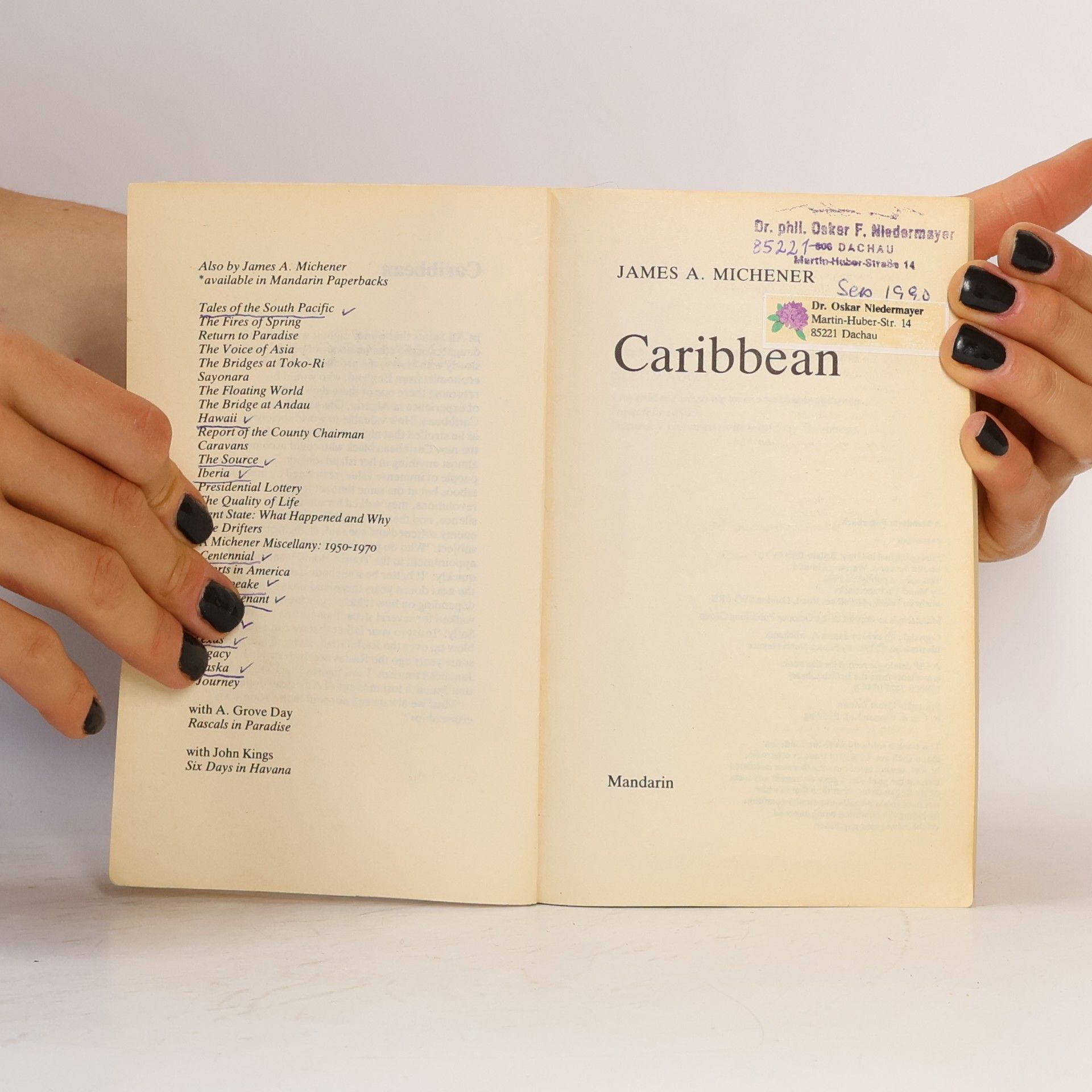 James A. Michener Caribbean