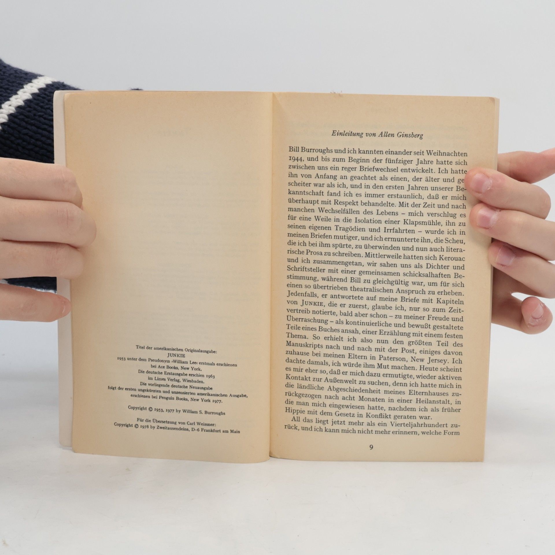 William S. Burroughs Junkie. Auf der Suche nach Yage. Naked Lunch. Nova Express