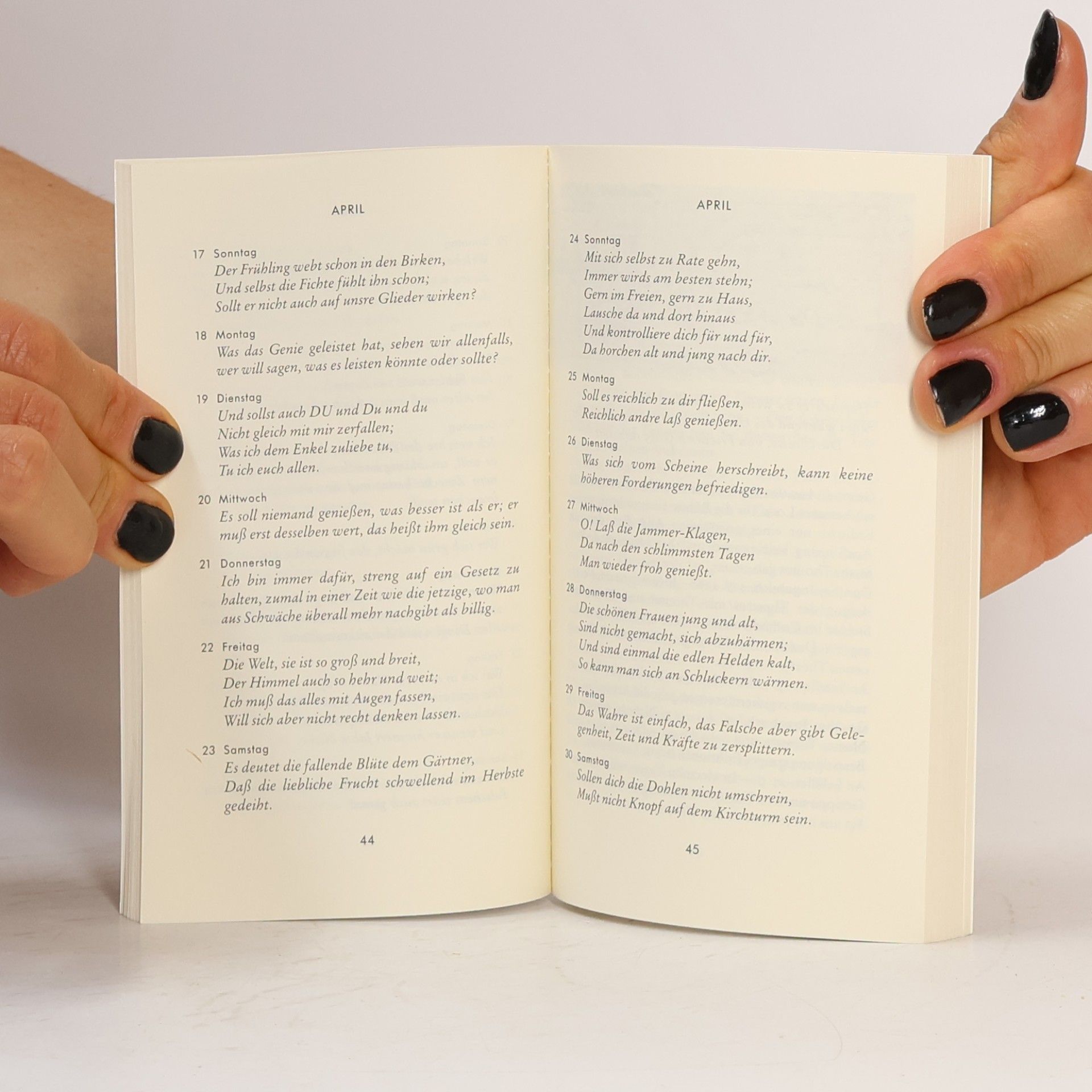 Autorenkollektiv Mit Goethe durch das Jahr